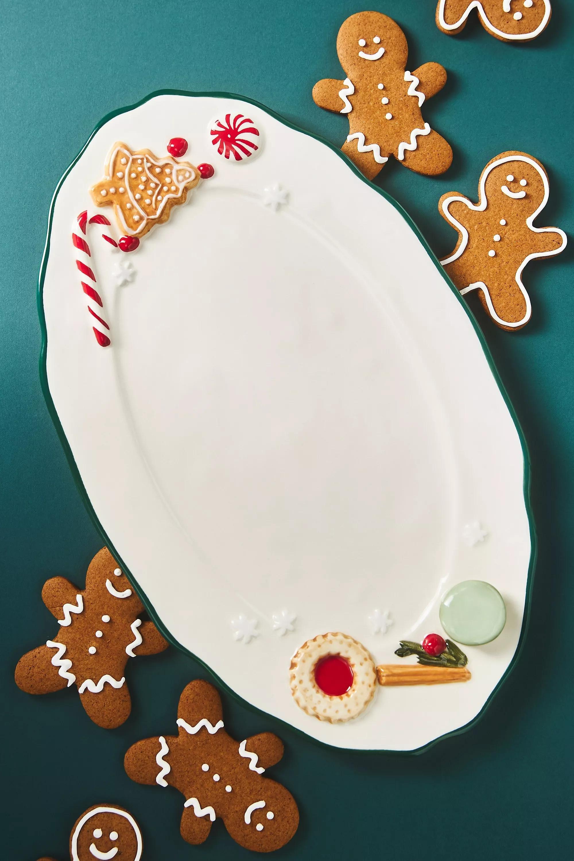 Holifaye Ceramic Stoneware Platter, Multicolour, A501_0032, large image number 0