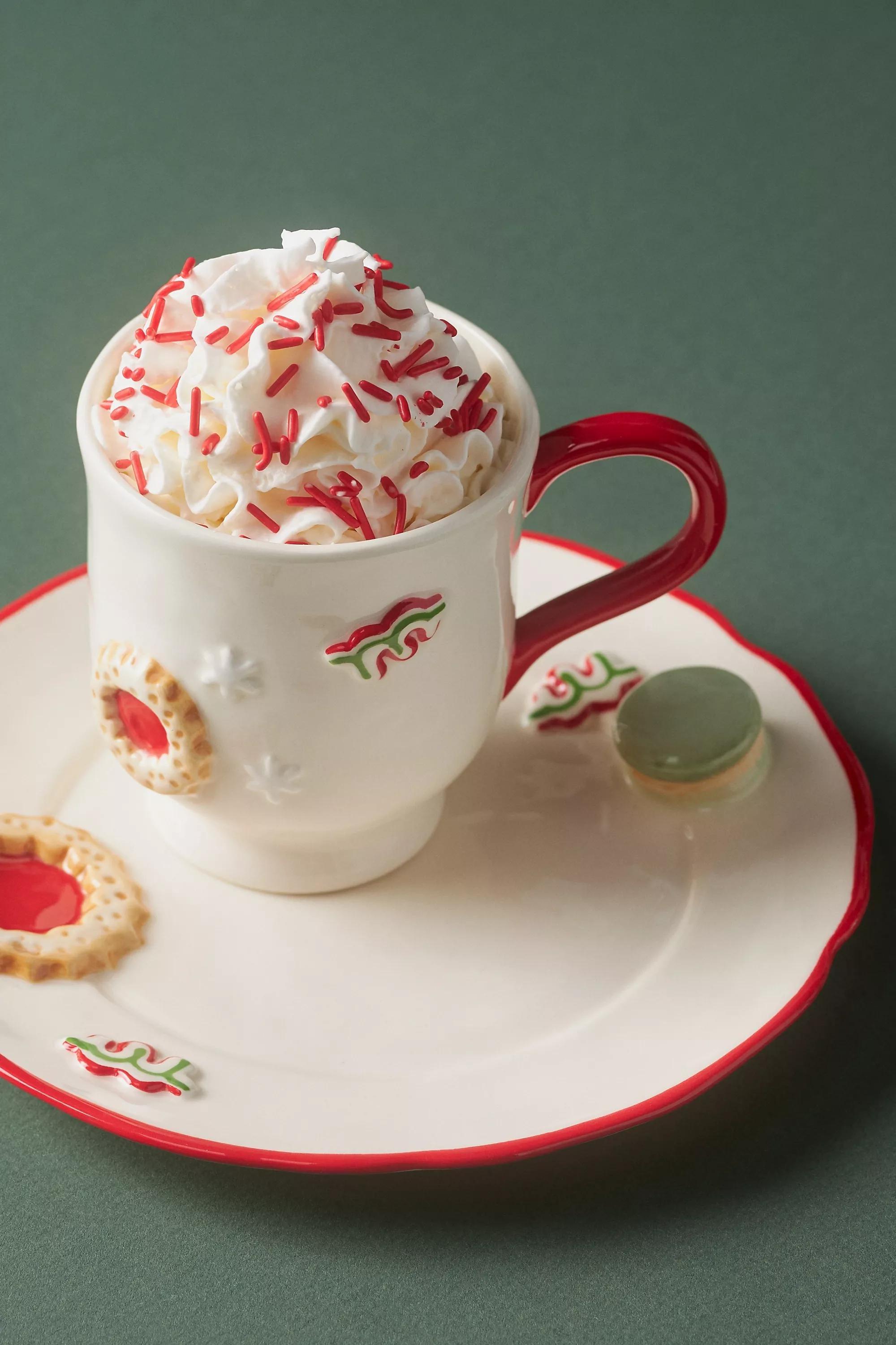 Holifaye Stoneware Dessert Plate, Red, A501_0060, large image number 1