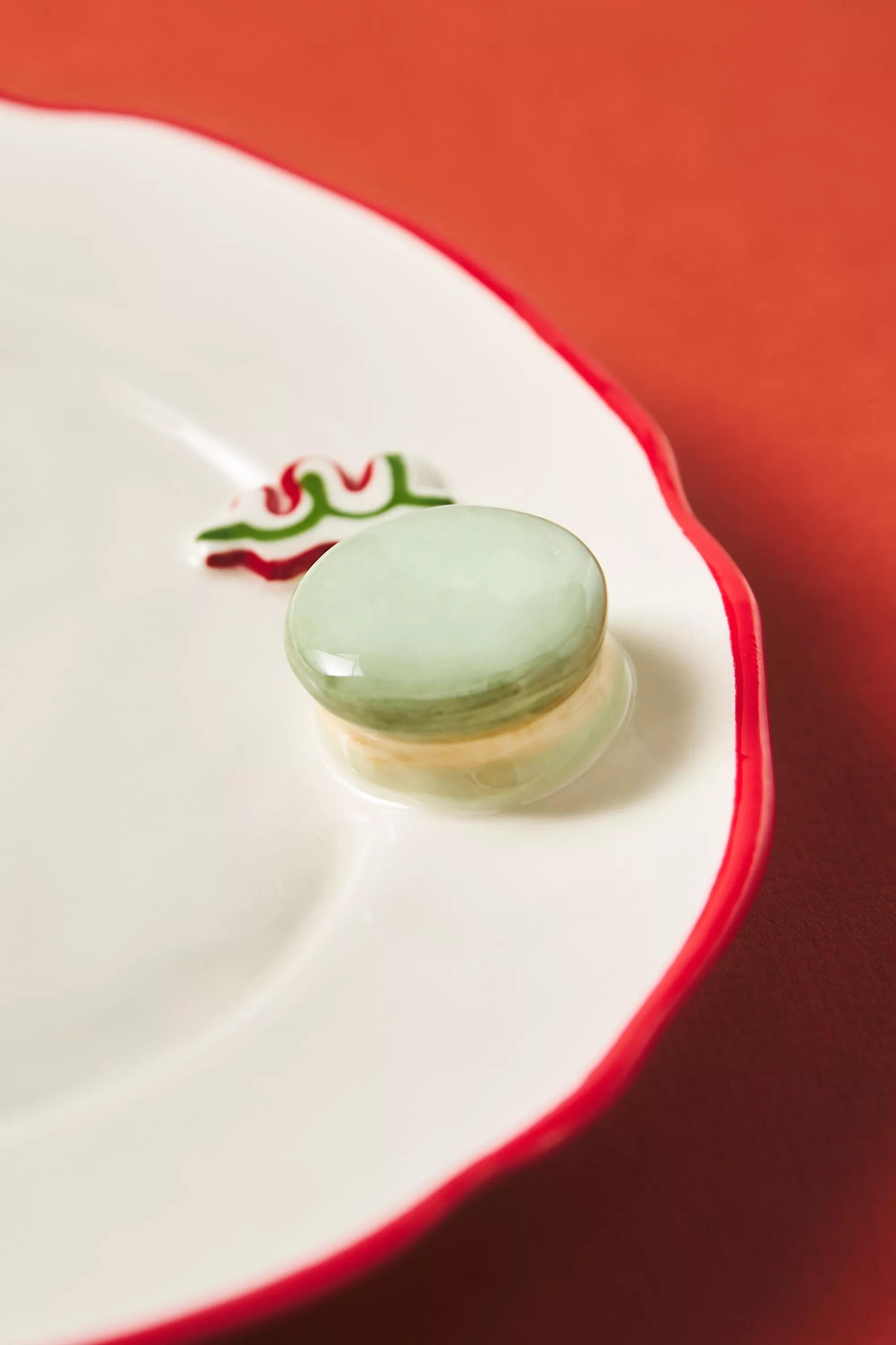 Holifaye Stoneware Dessert Plate, Red, A501_0060, large image number 2
