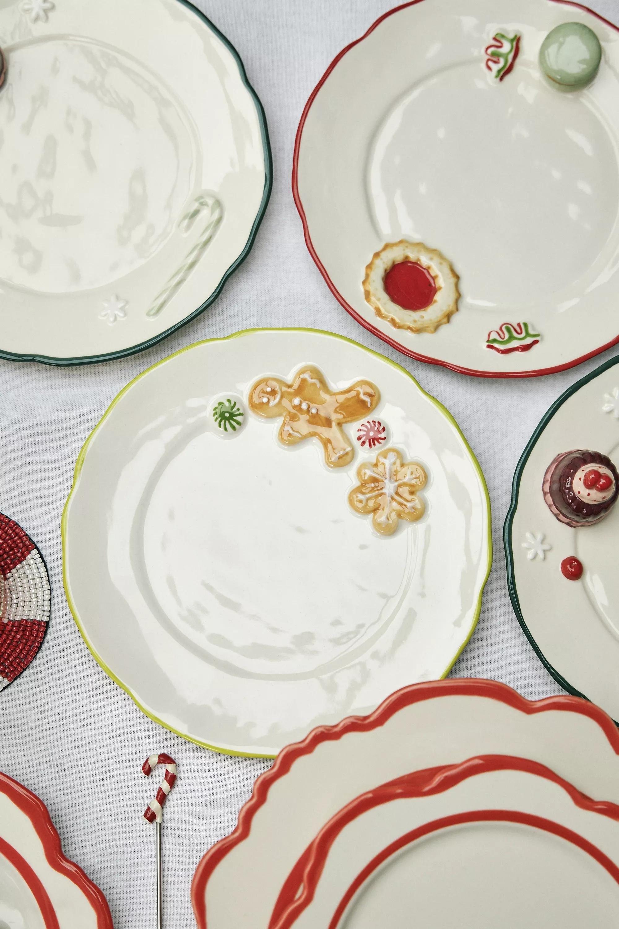 Holifaye Stoneware Dessert Plate, Red, A501_0060, large image number 4