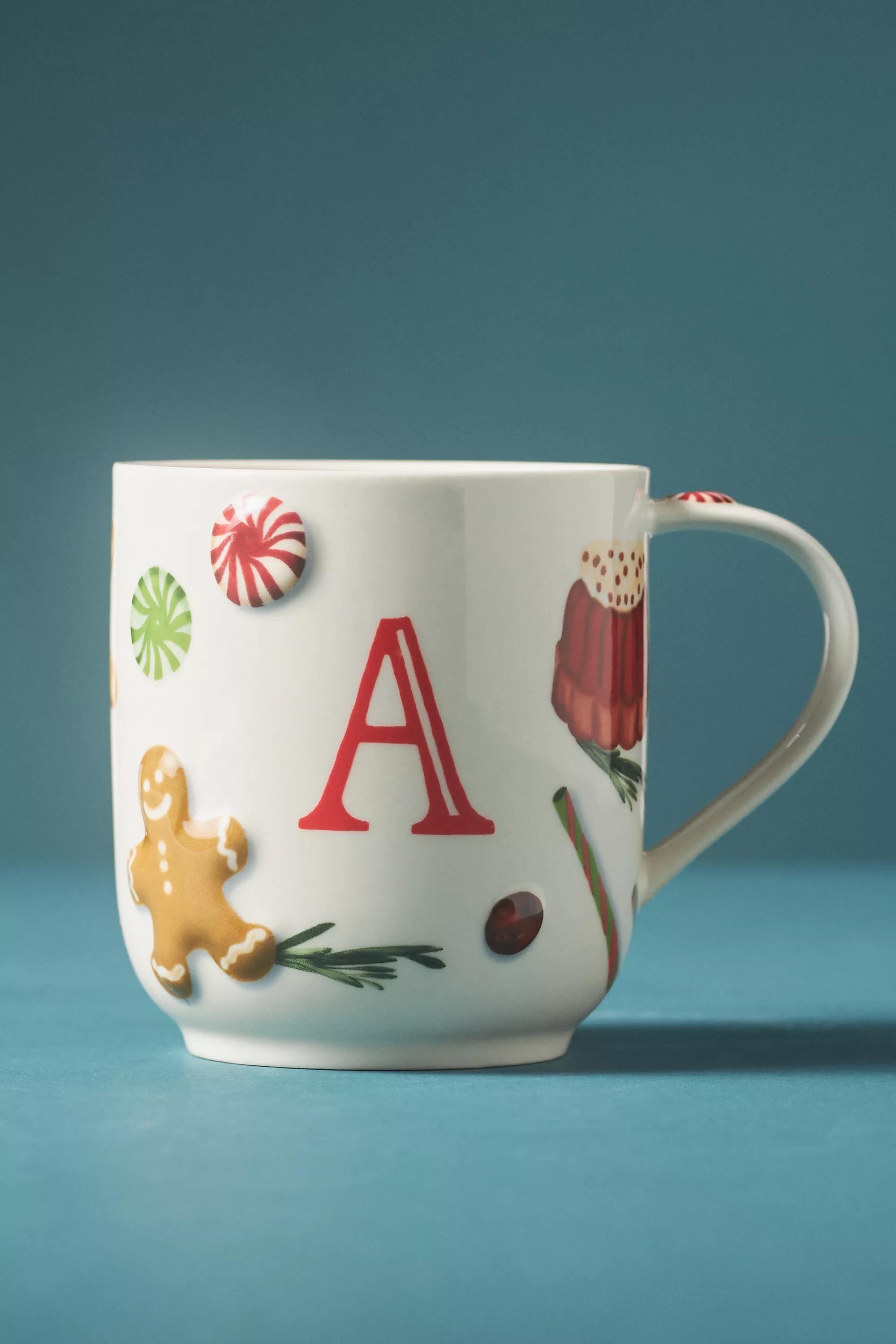 Holifaye Stoneware Monogram Mug, A501_0901, large image number 0