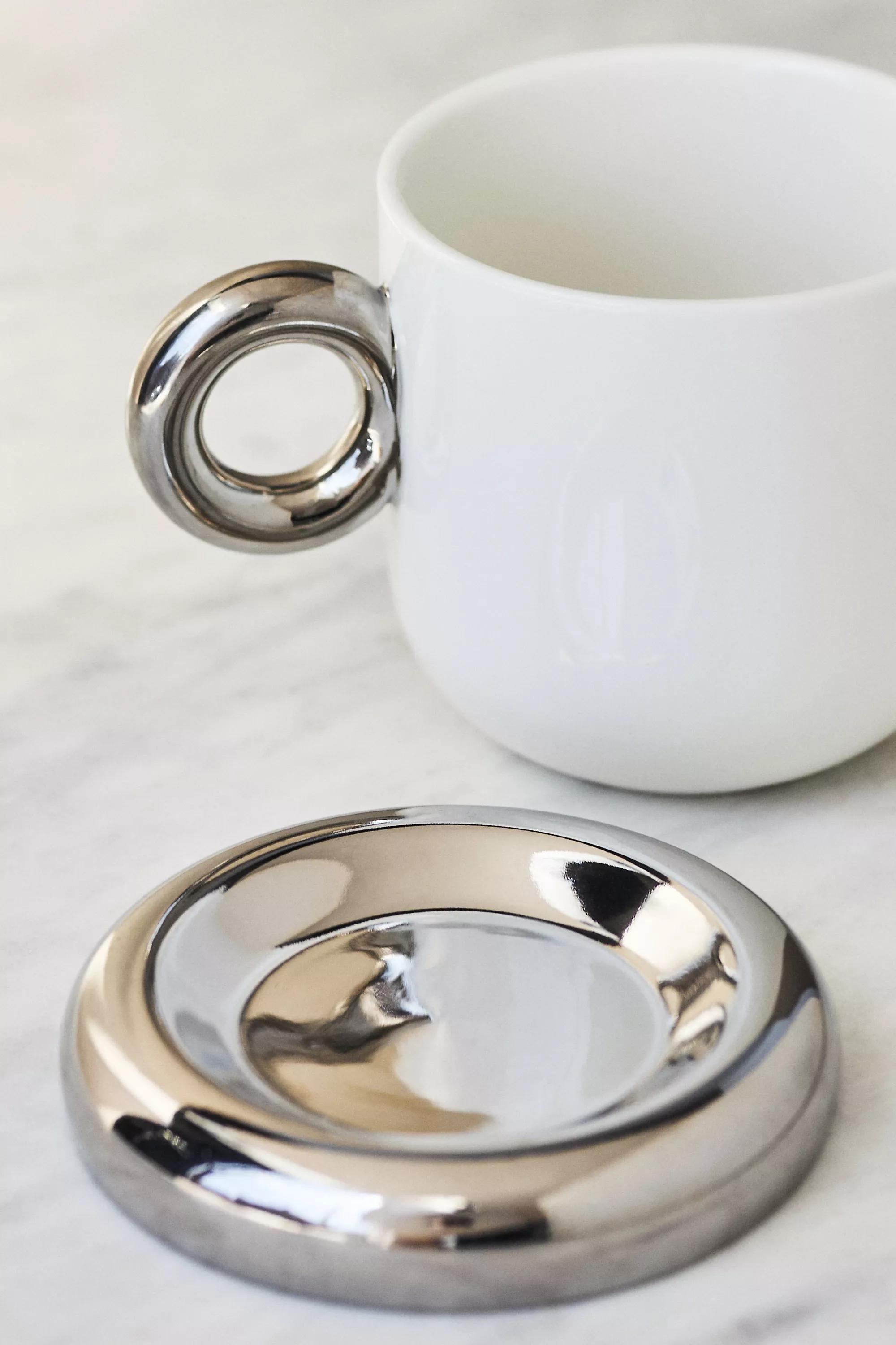 Arlo Stoneware Mug, Silver, A501_0007, large image number 2