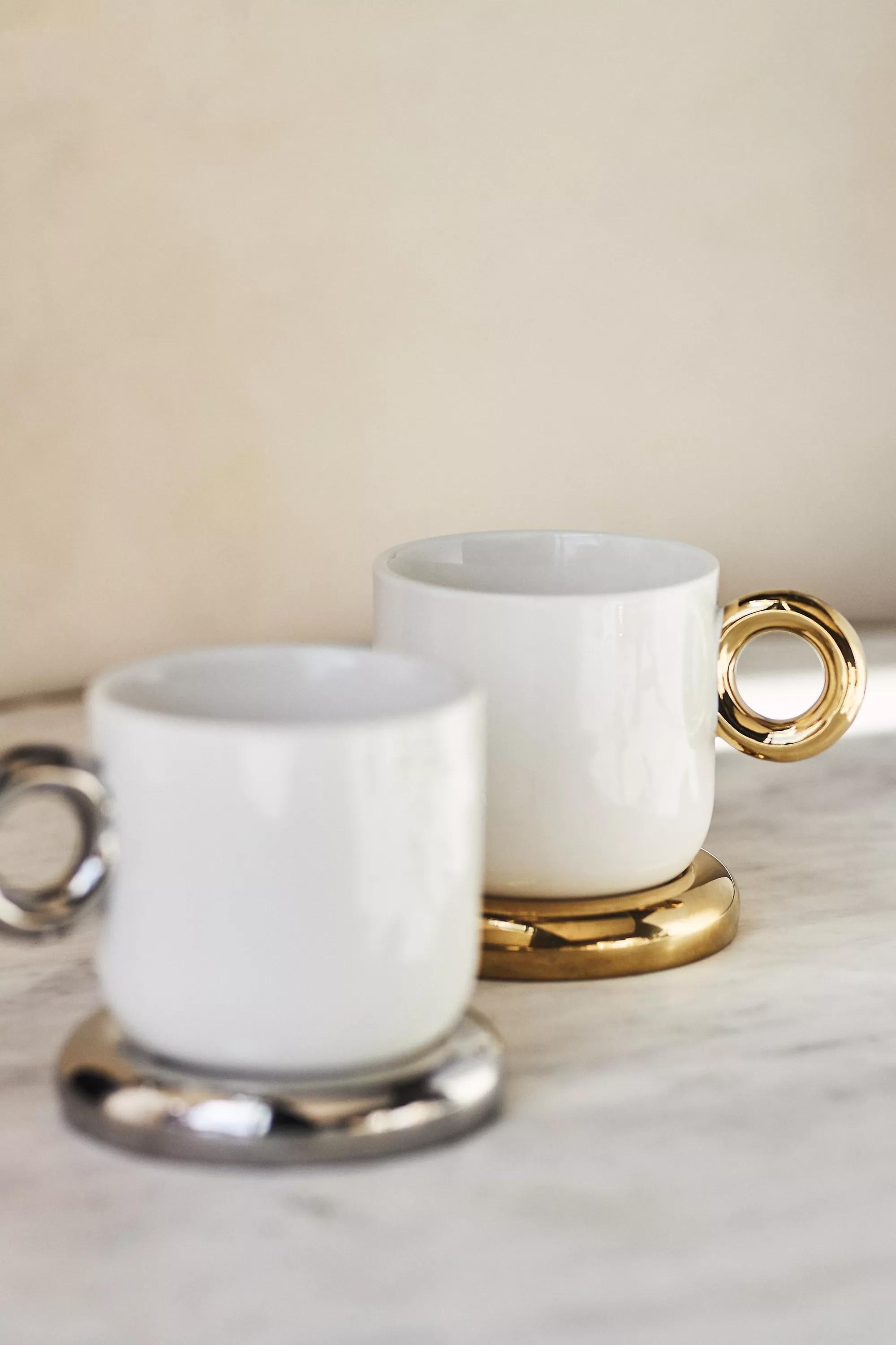 Arlo Stoneware Mug, Gold, A501_0070, large image number 1