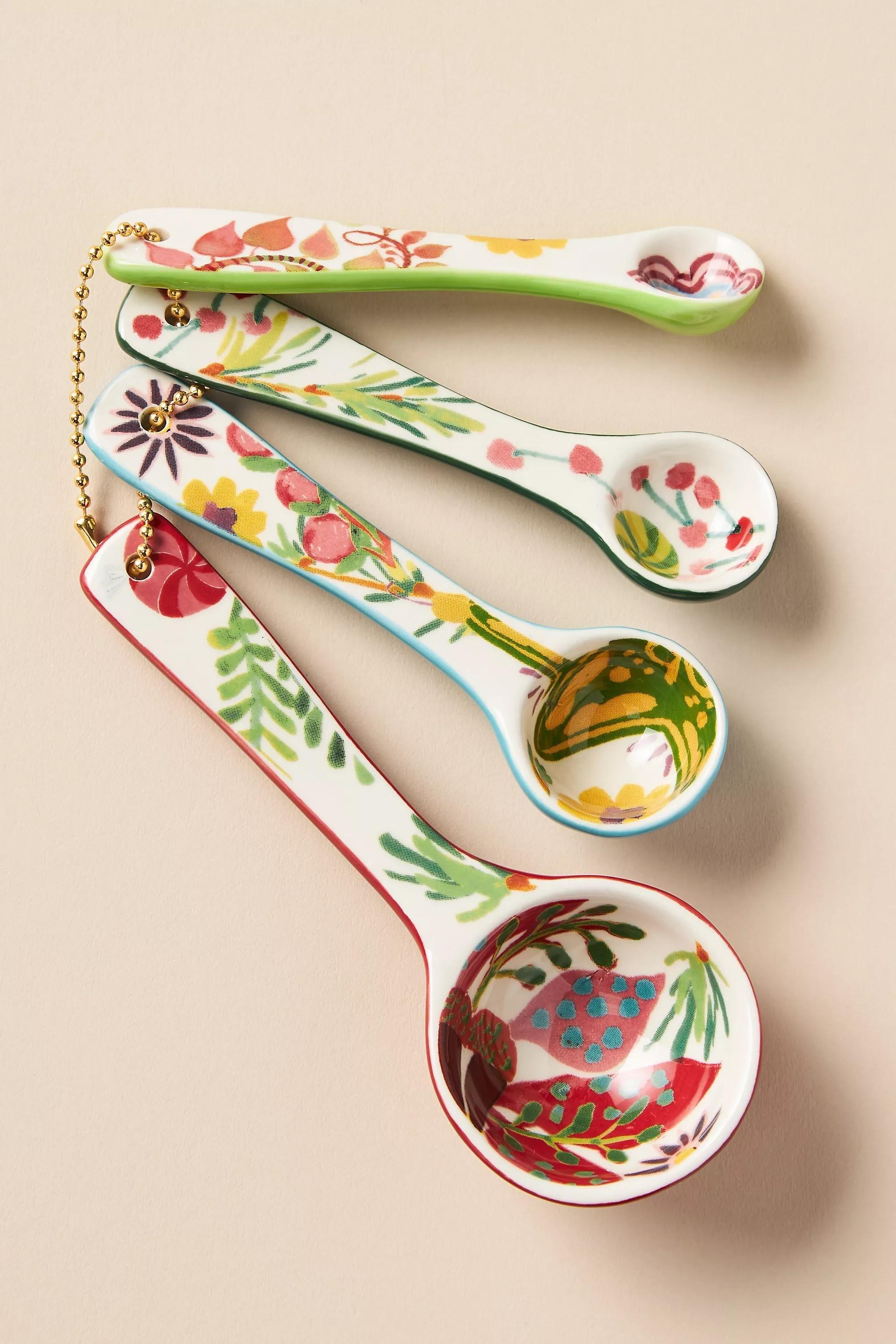 ASSORT Coco Measuring Spoons, Set of 4, A501_0000, large image number 0