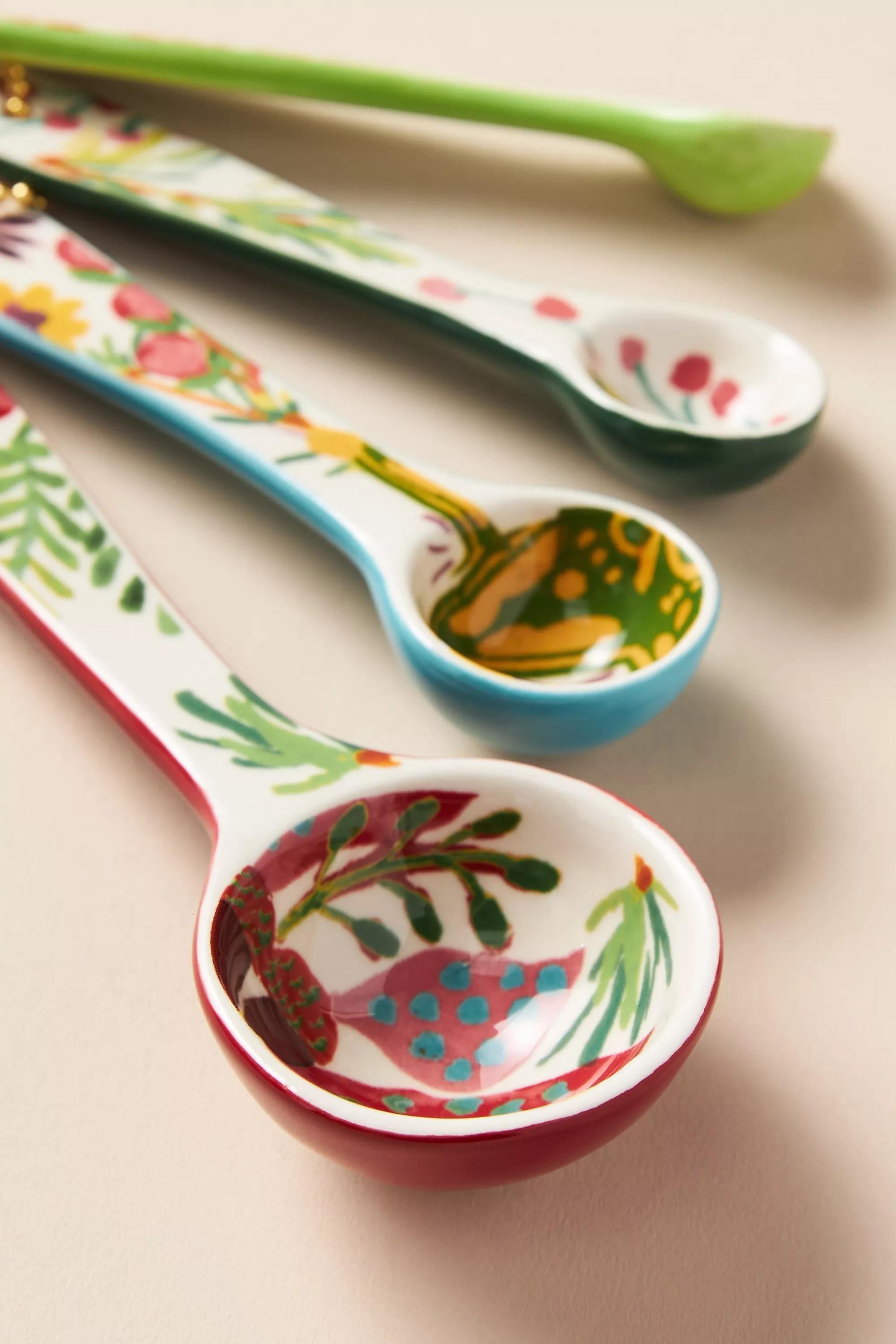 ASSORT Coco Measuring Spoons, Set of 4, A501_0000, large image number 2