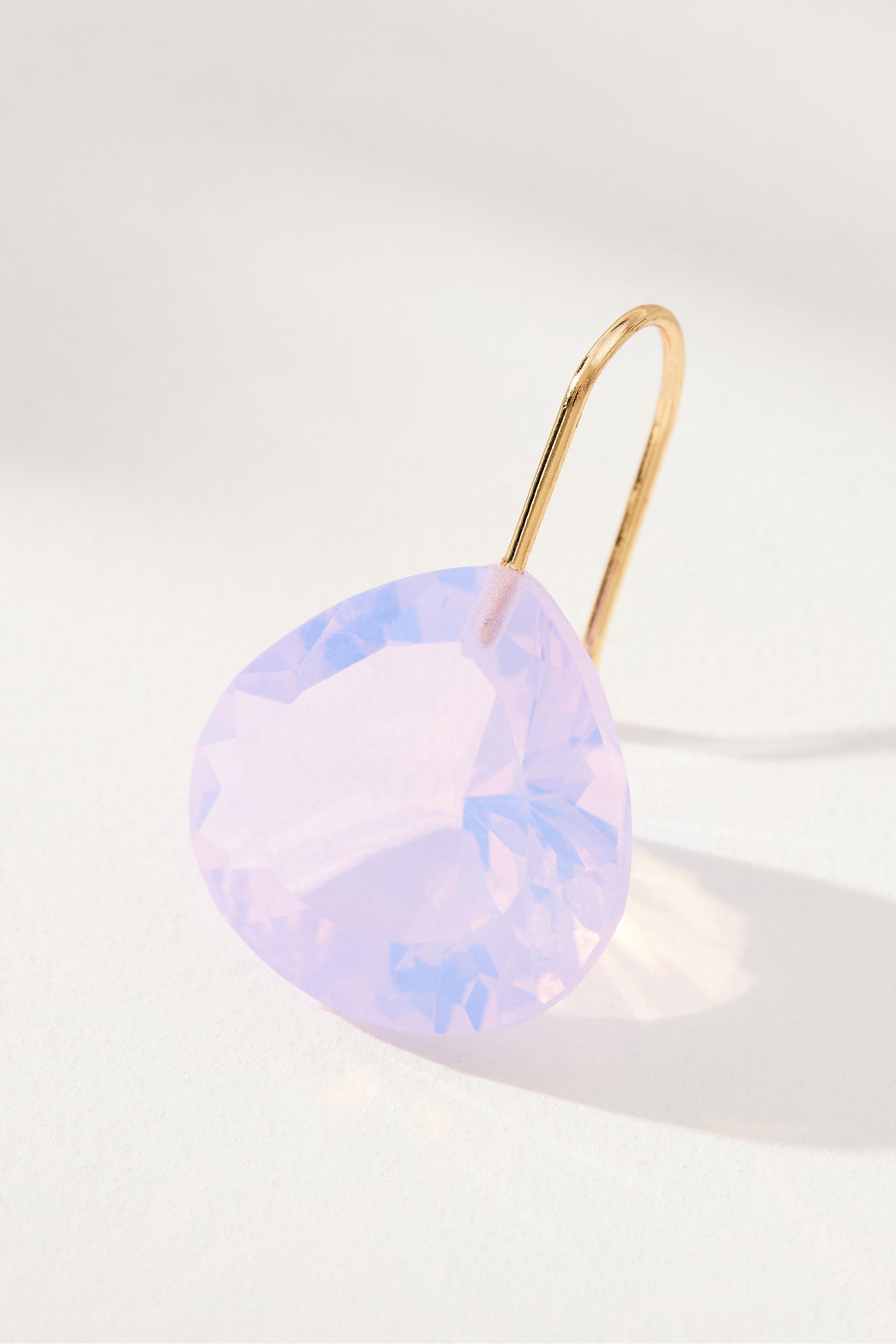 Floating Gemstone Drop Earrings, Pink, A501_0066, large image number 1