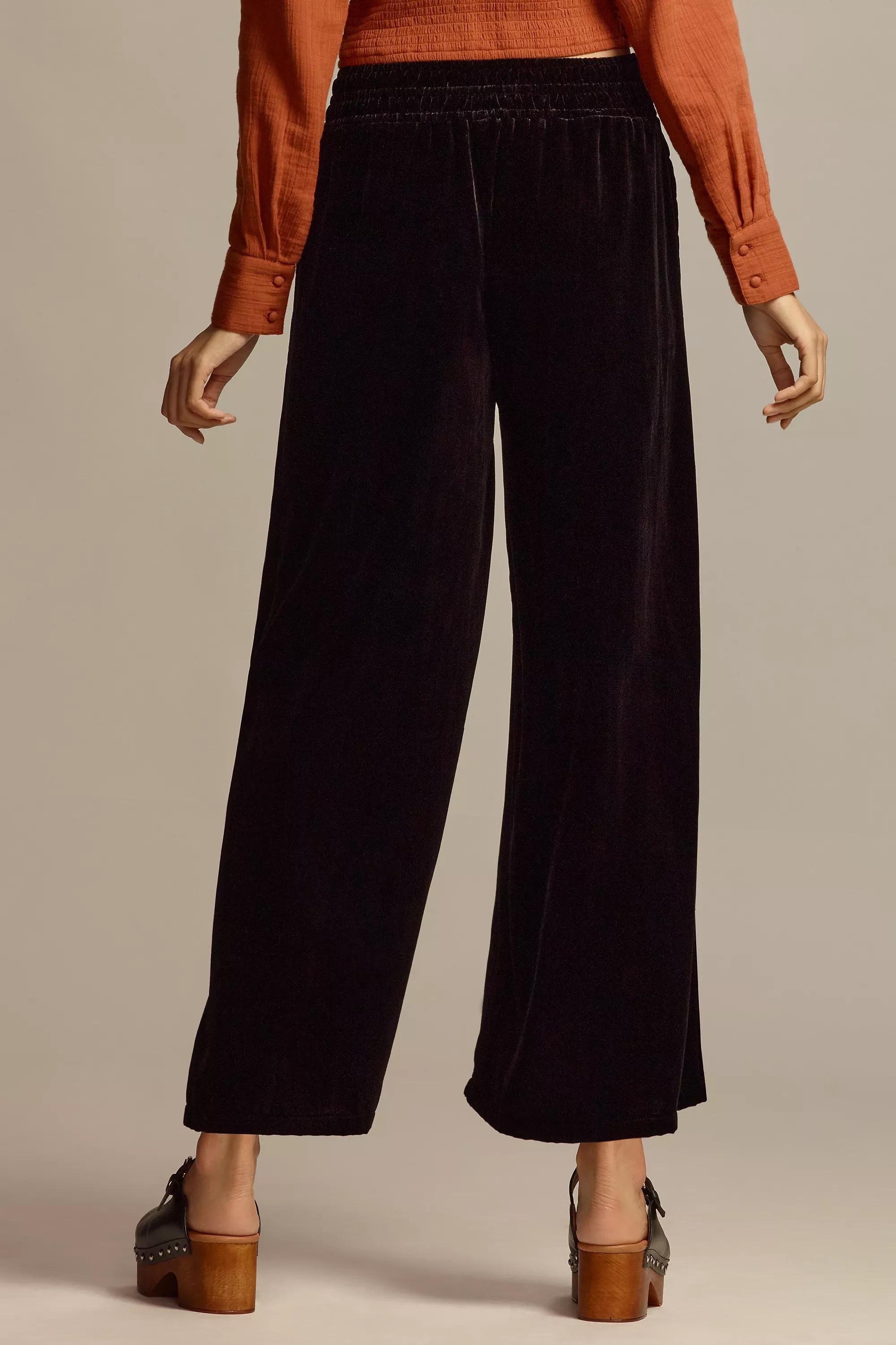 Anthropologie Plain Casual Trousers, Black, , large image number 3