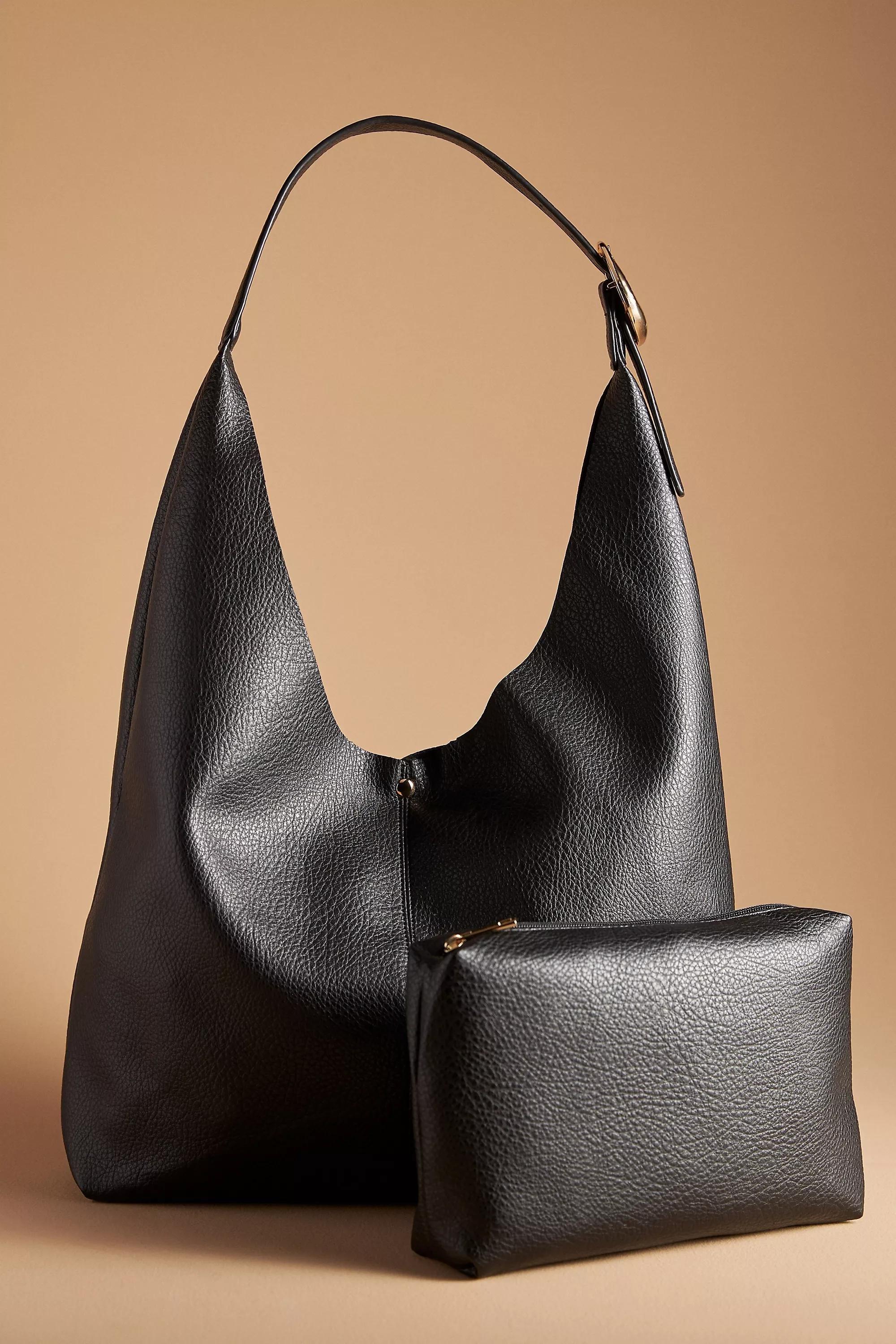 Anthropologie Textured Handmade Bag, Black, A501_0001, medium