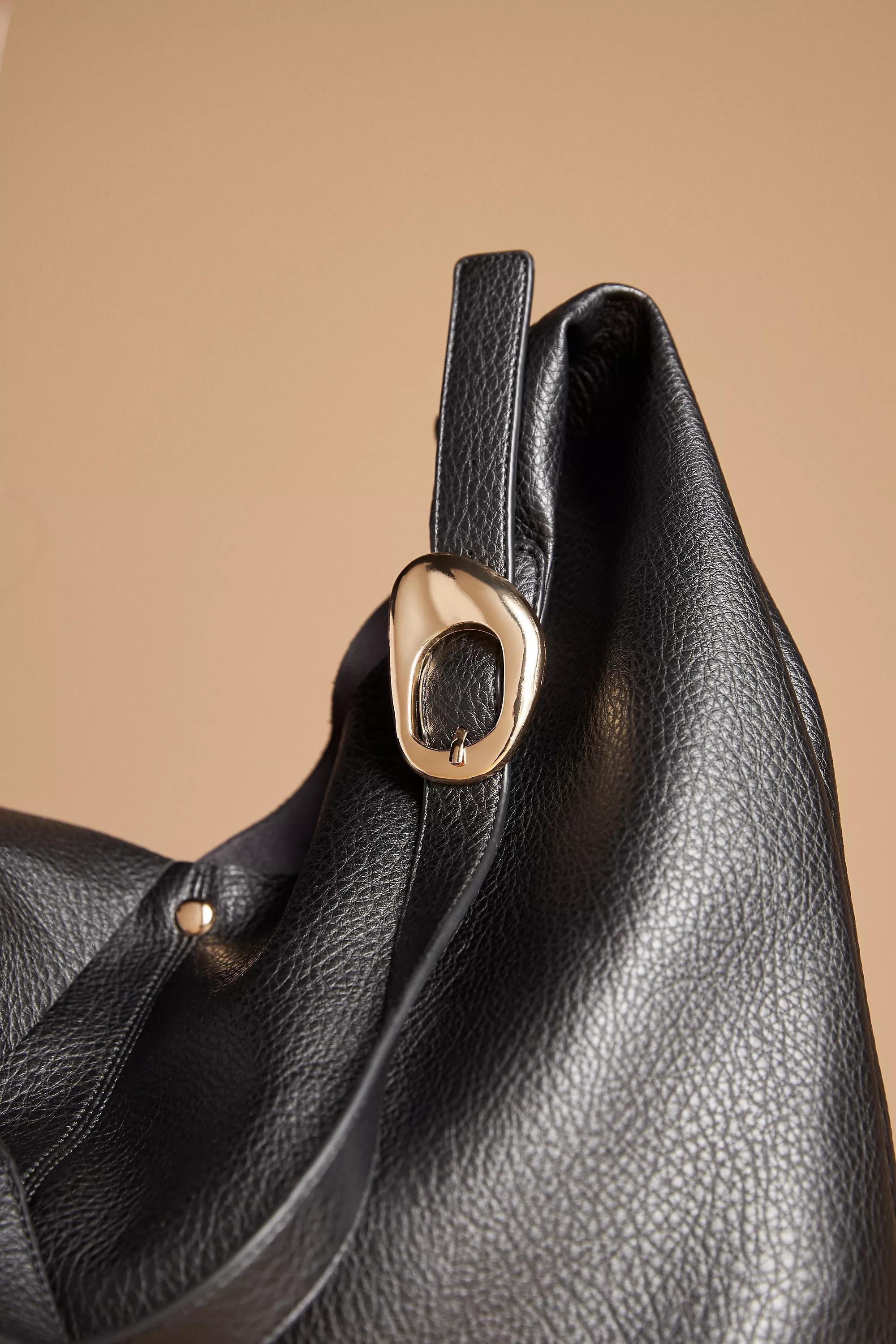 Anthropologie Textured Handmade Bag, Black, A501_0001, medium