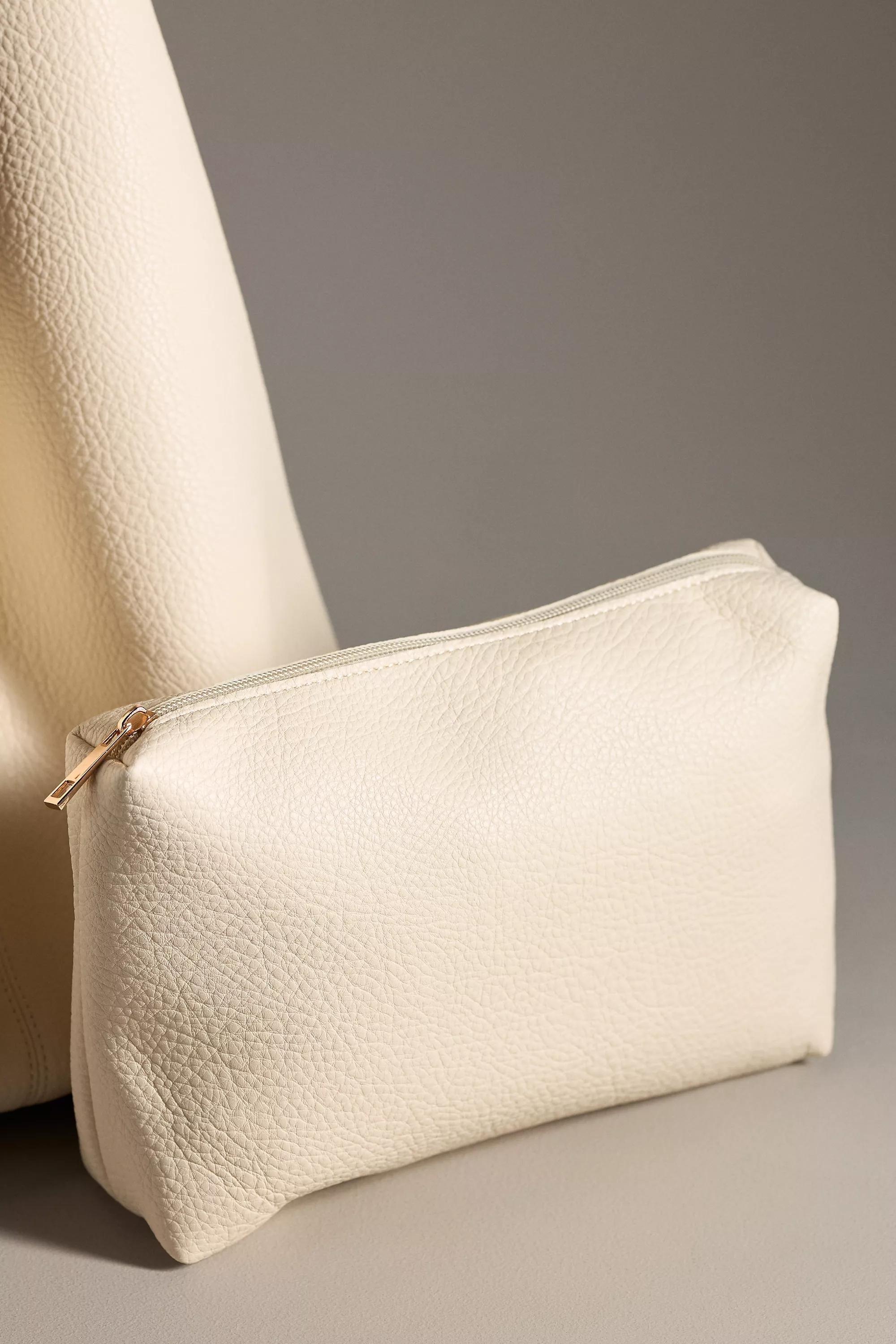 Anthropologie Plain Handmade Bag, Cream, A501_0012, medium