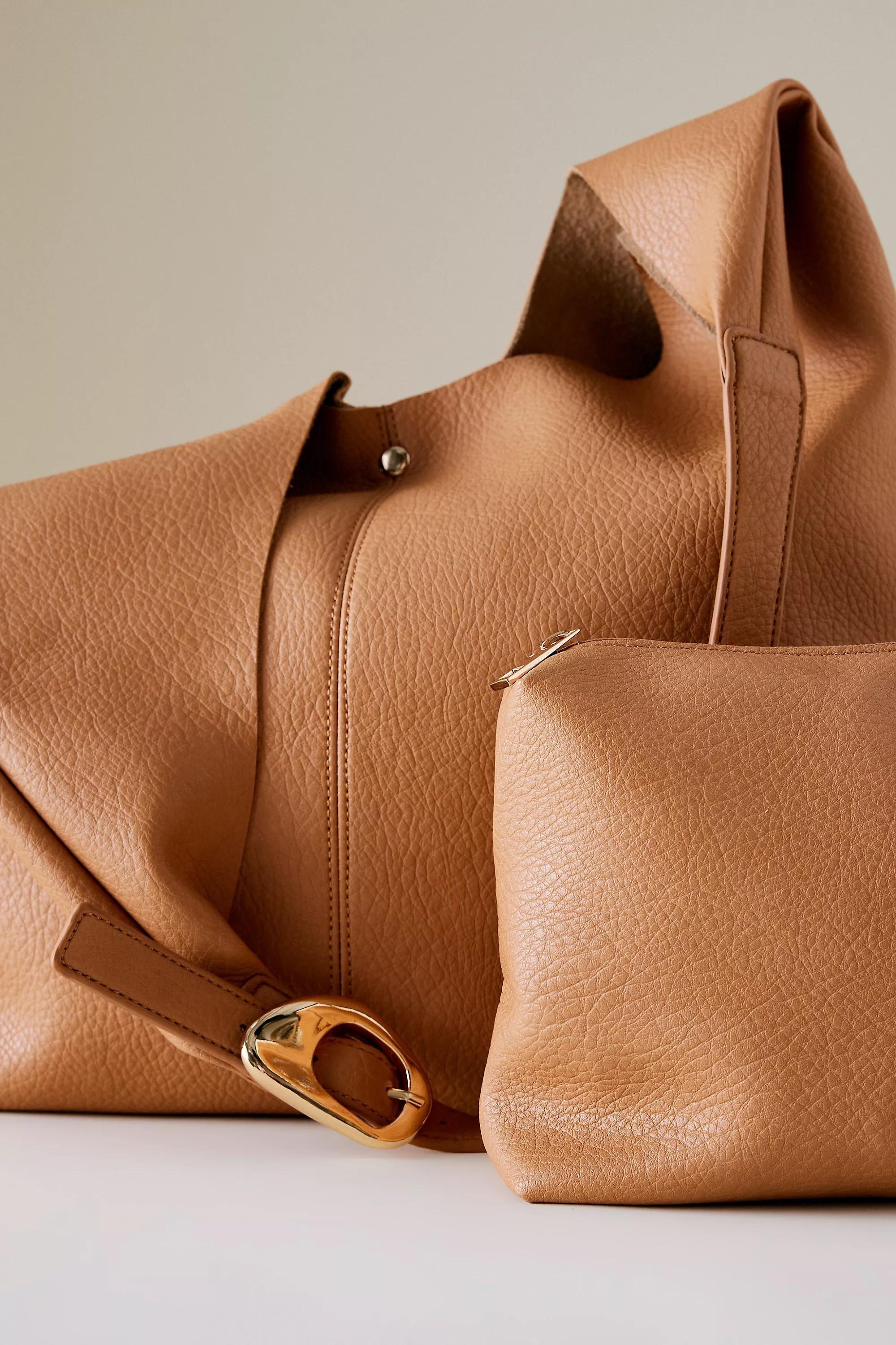 Anthropologie Plain Handmade Bag, Brown, A501_0025, large image number 1