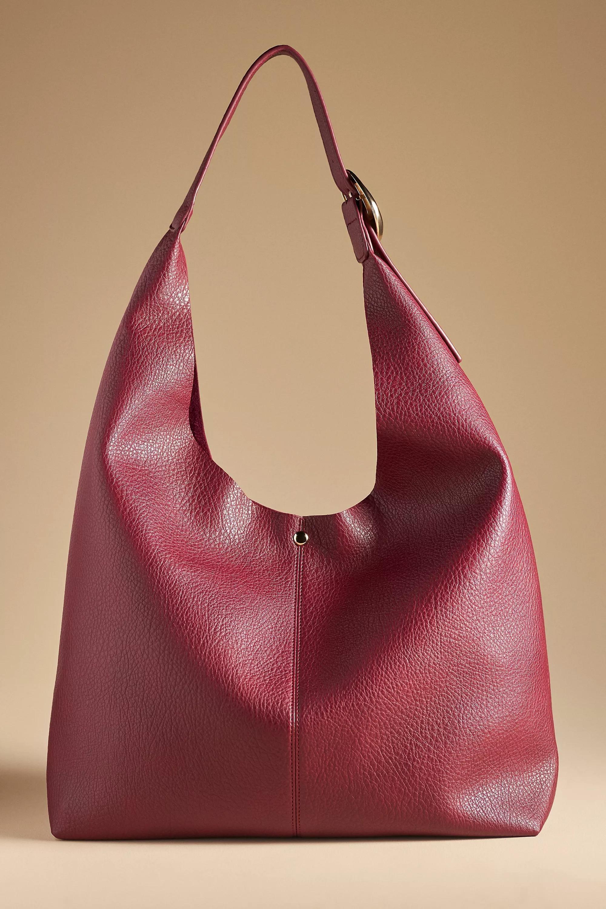 Anthropologie Plain Shoulder, Burgundy, A501_0259, large image number 2