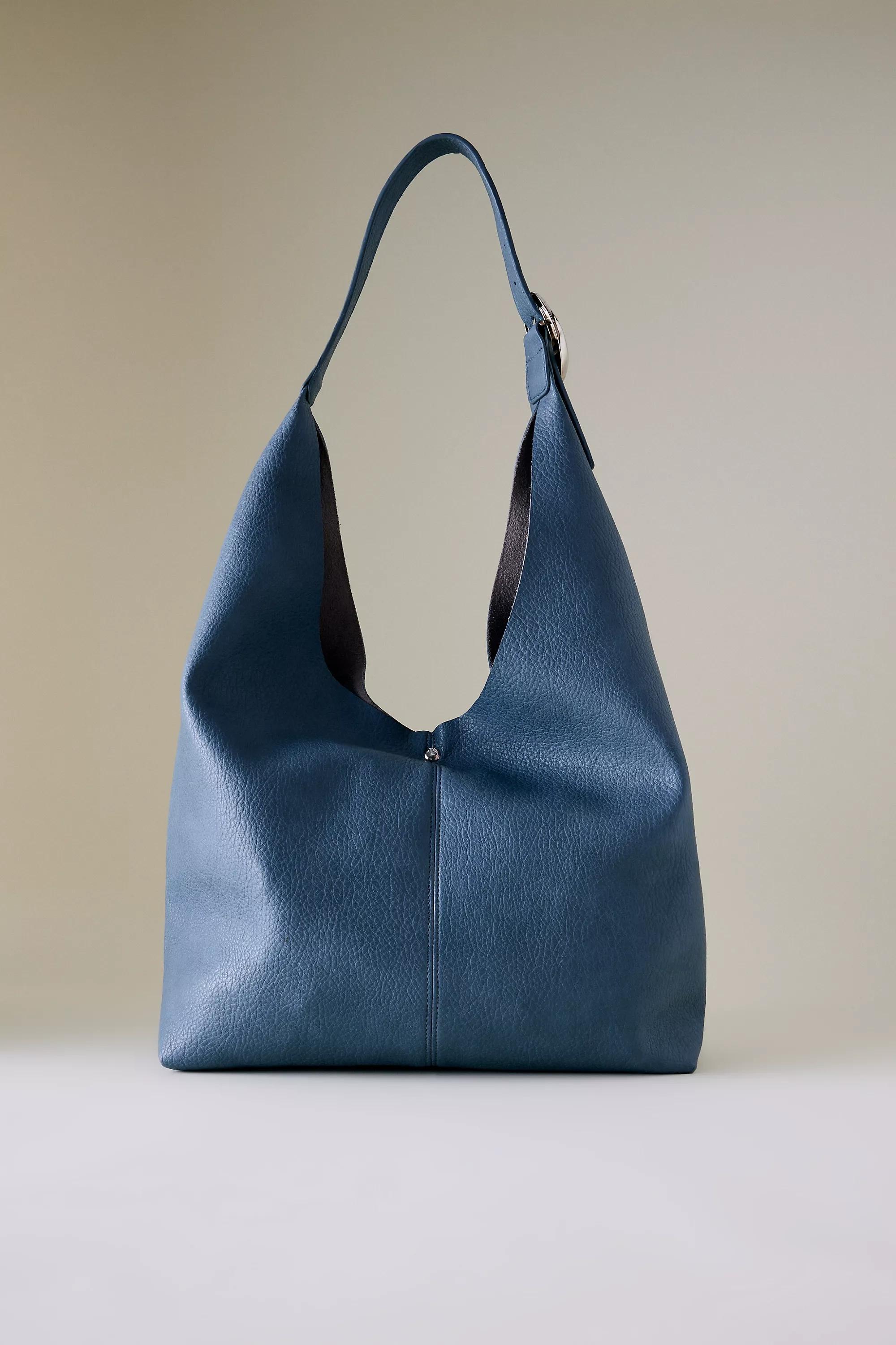 Anthropologie Plain Handmade Bag, Blue, A501_0849, medium