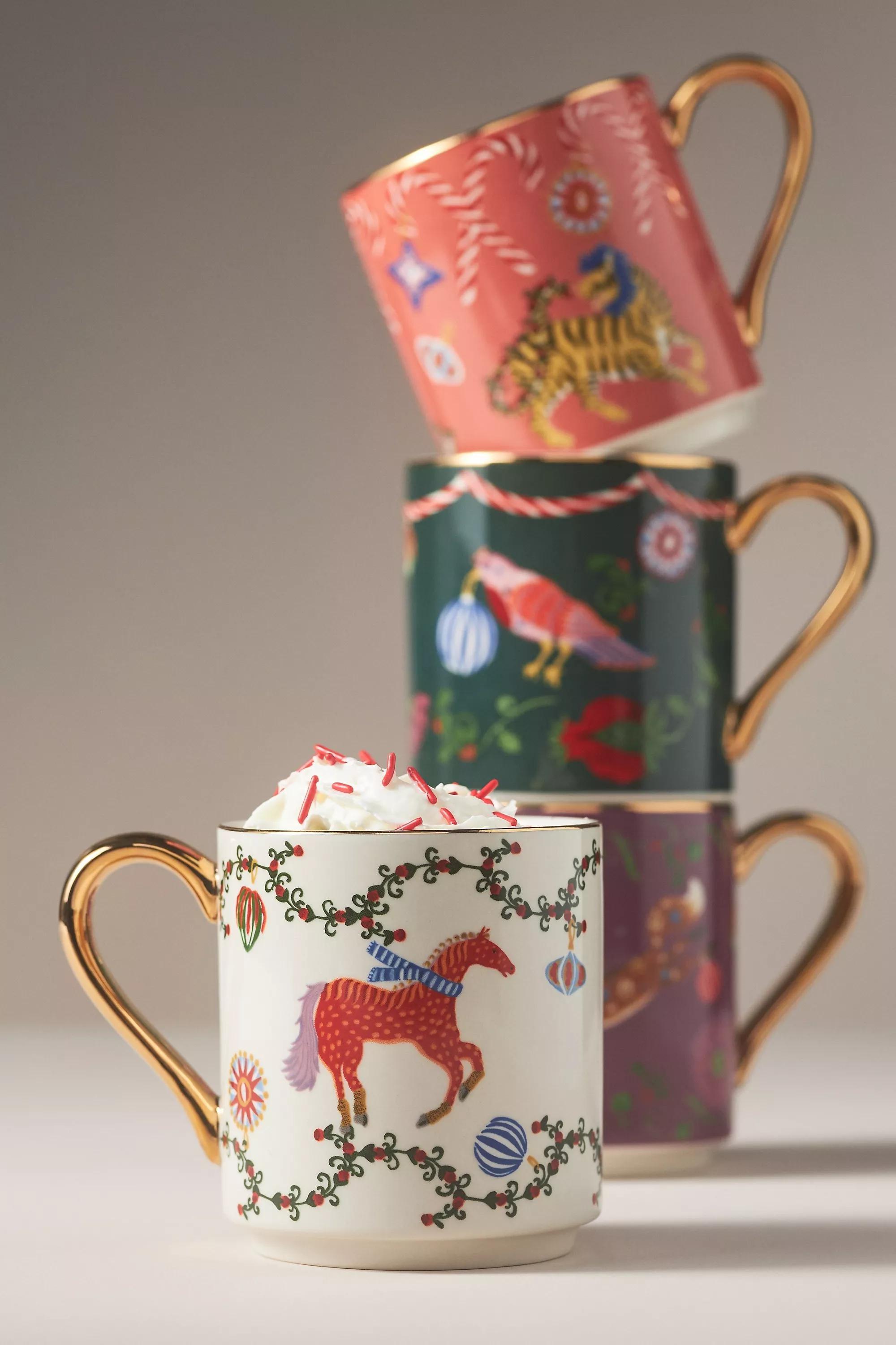 Juniper Stoneware Mug, White, A501_0010, large image number 1