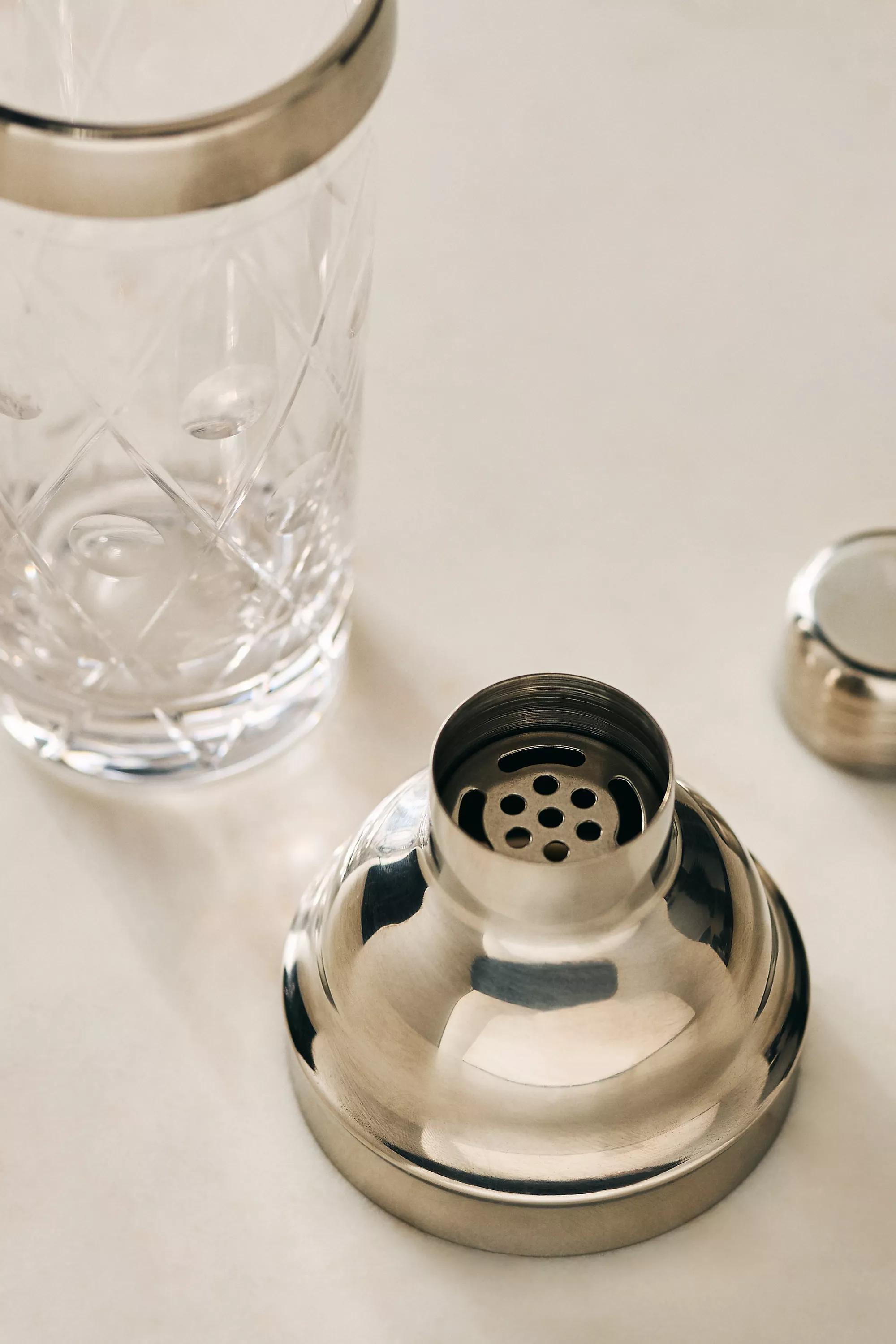 The Met X Anthropologie Cocktail Shaker, Silver, A501_0000, large image number 1