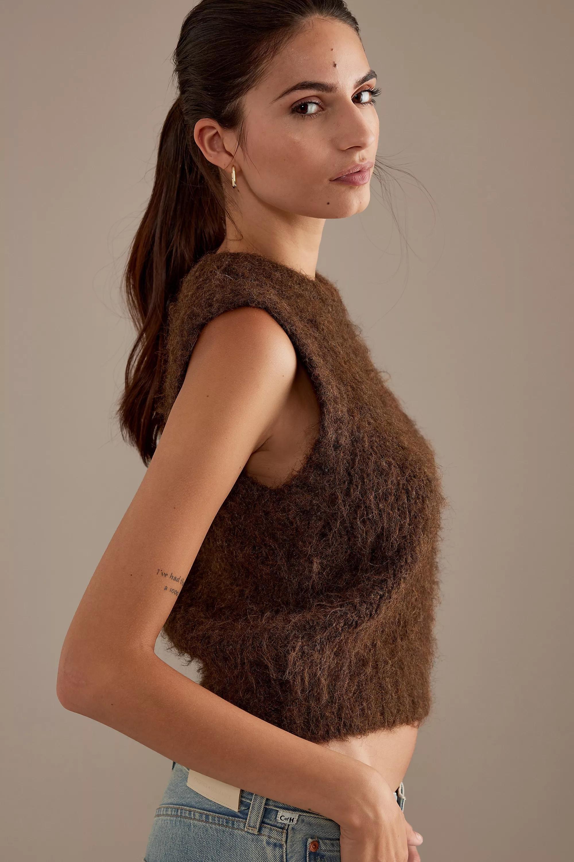 Rectangle Huggie Hoop Earrings, Gold-Plated, A501_0070, medium