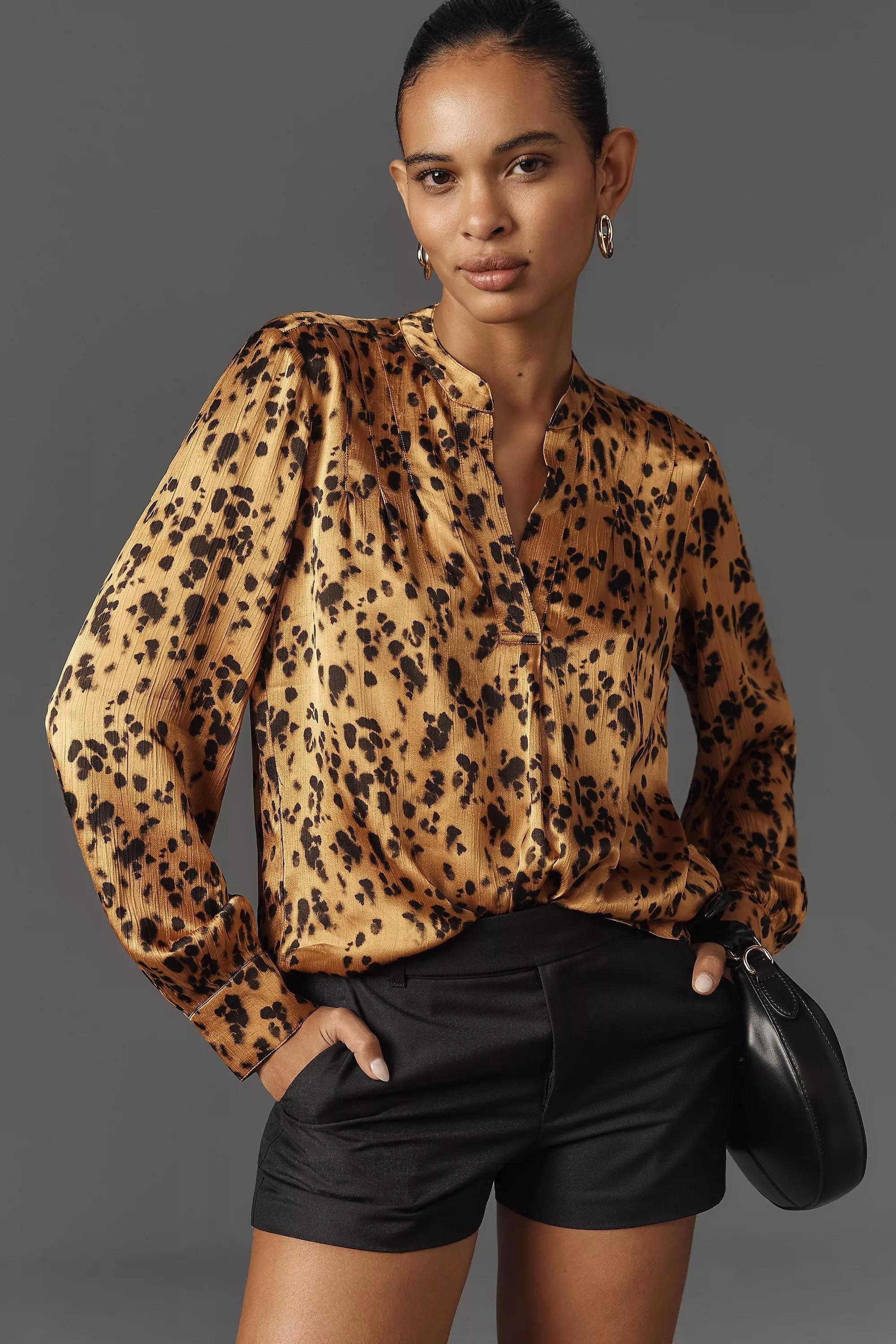 Anthropologie Animal Print Brunch Cropped, , large image number 0