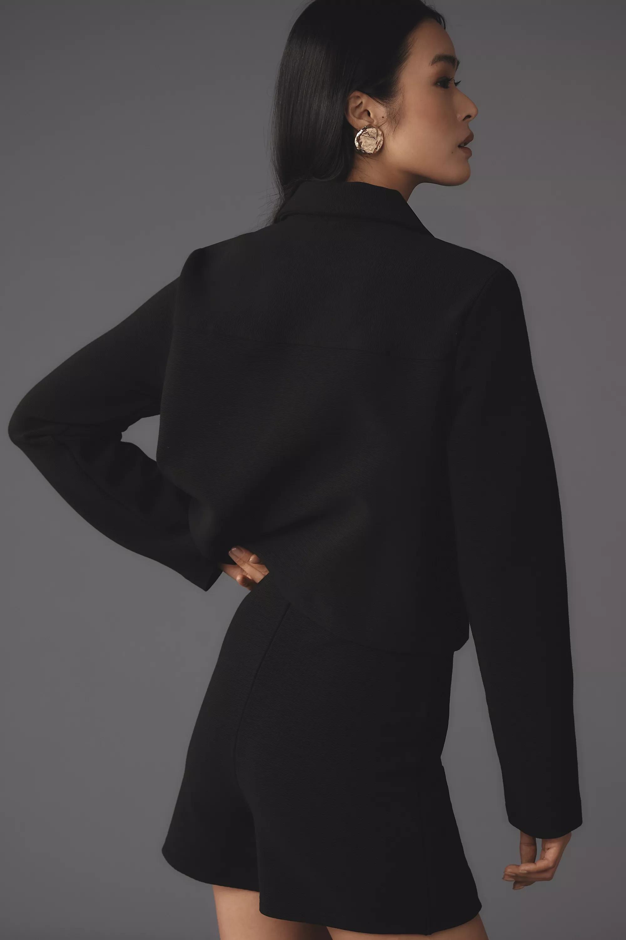 Maeve Micro Knit Lady Jacket, Black, , large image number 3