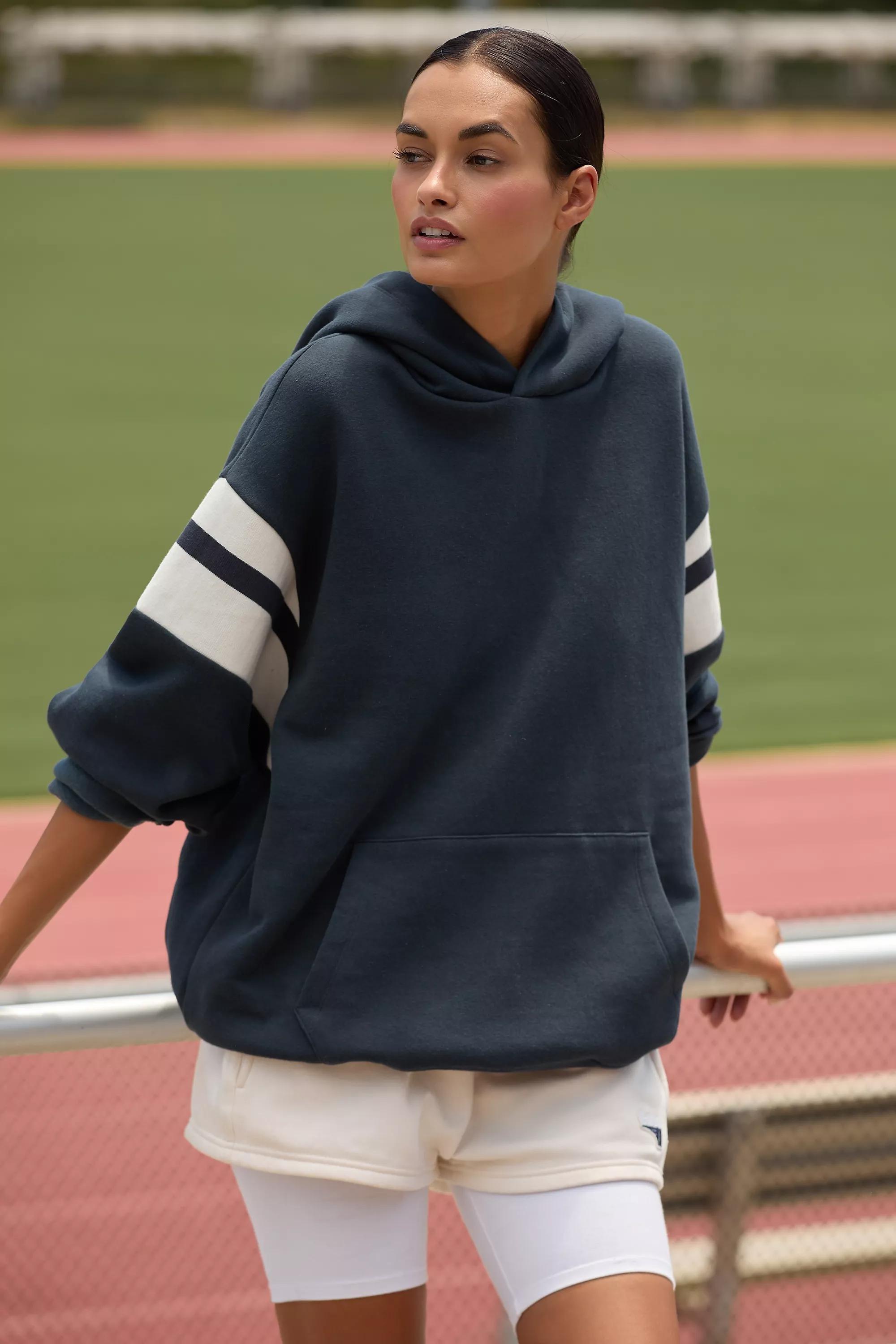Anthropologie Plain Oversized Pullover, Navy, , large image number 0