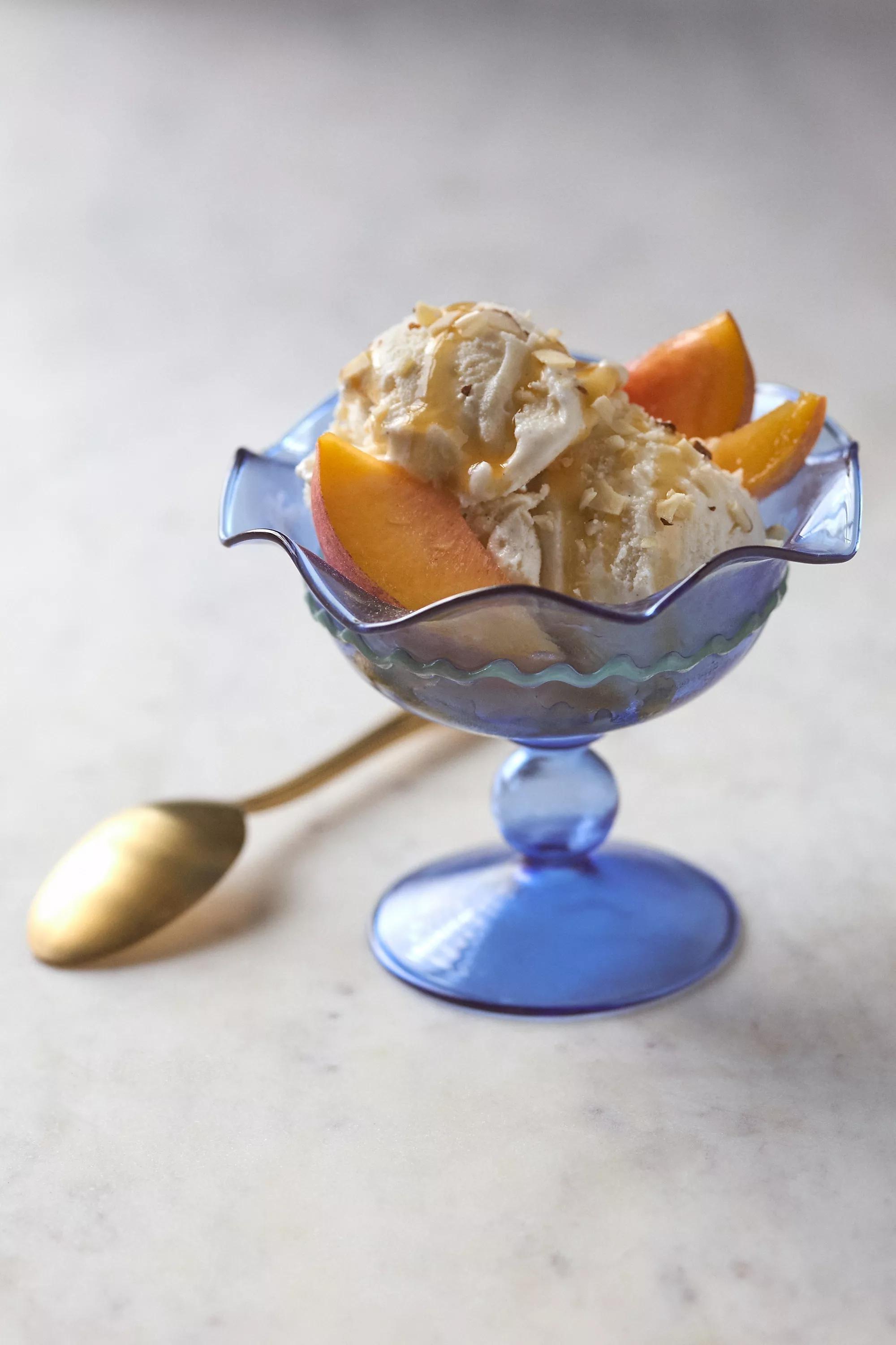 Ballet Dessert Coupe Glass, Blue, , medium