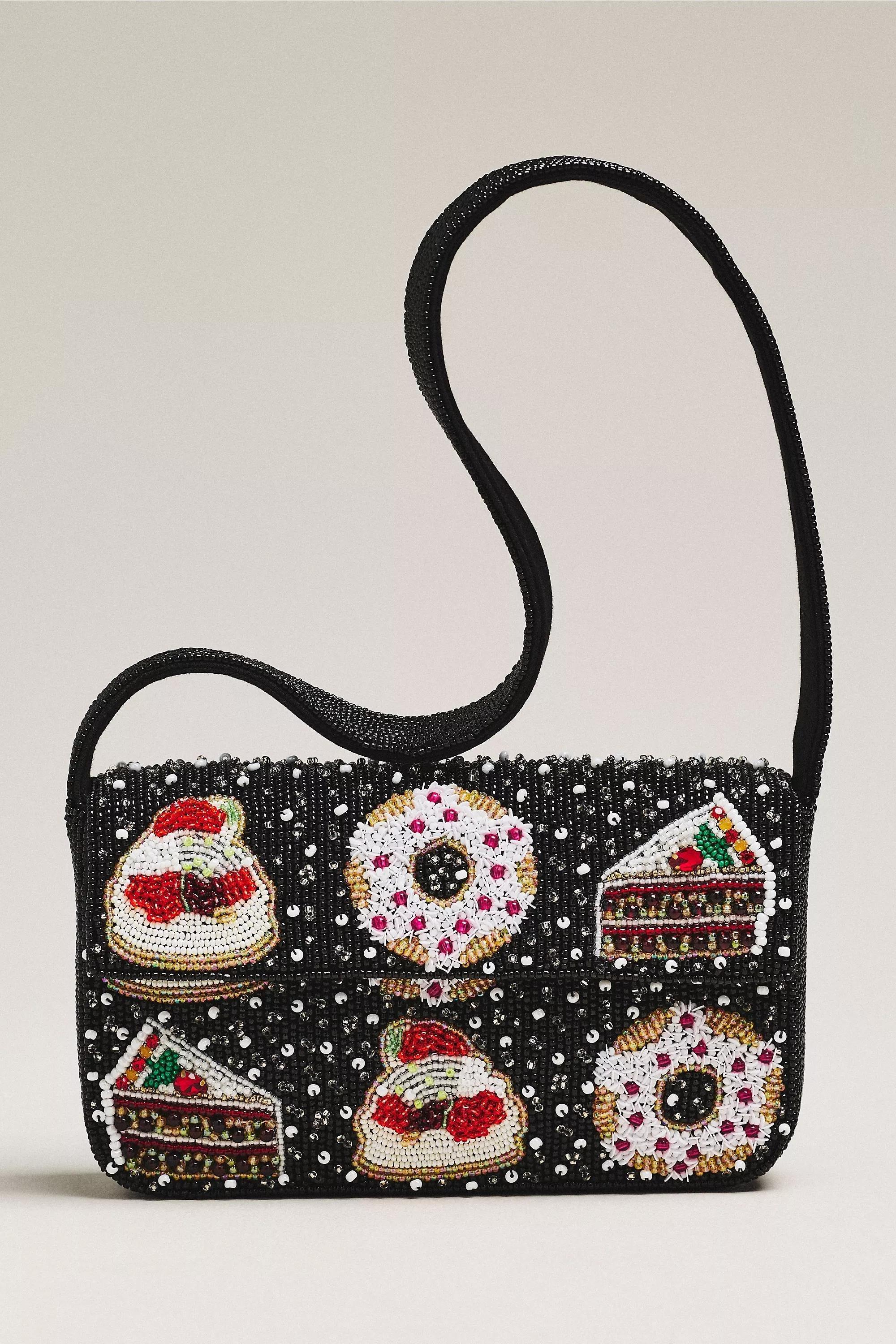 BLACK PATTERN The Fiona Beaded Bag: Winter Icon Edition, A501_0009, medium