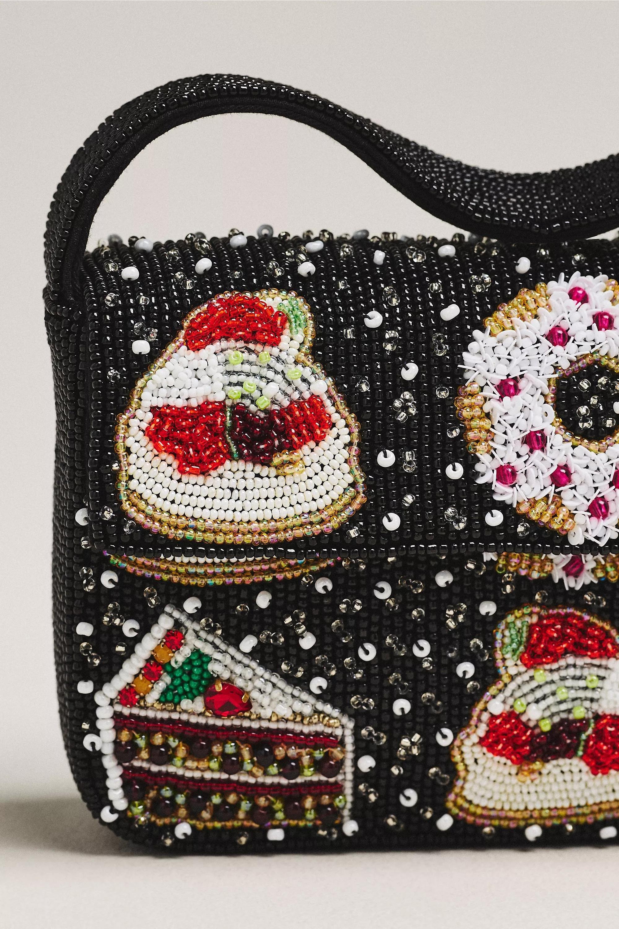 BLACK PATTERN The Fiona Beaded Bag: Winter Icon Edition, A501_0009, large image number 3