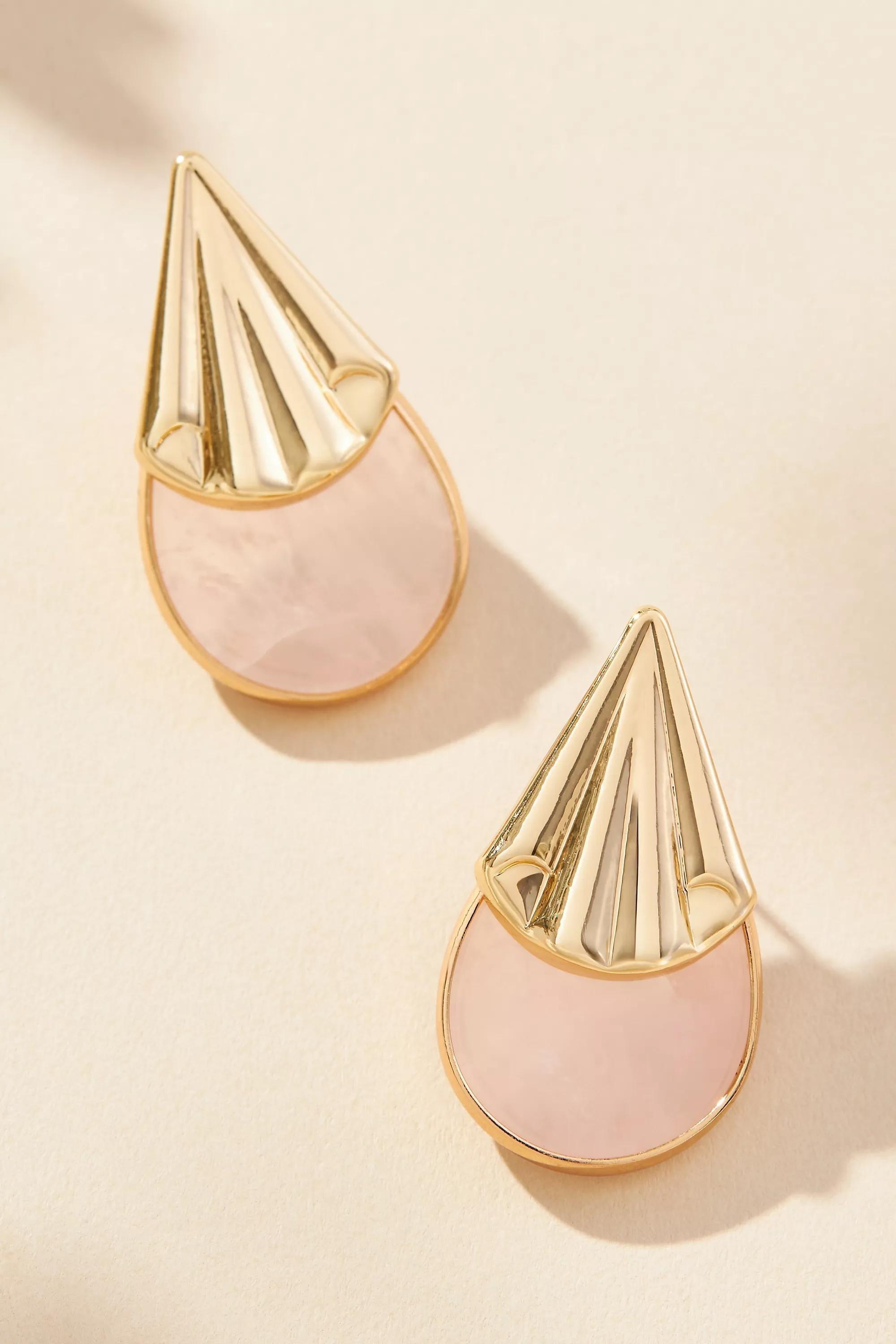 Anthropologie Western Stone Drop, Clear, A501_0100, large image number 0