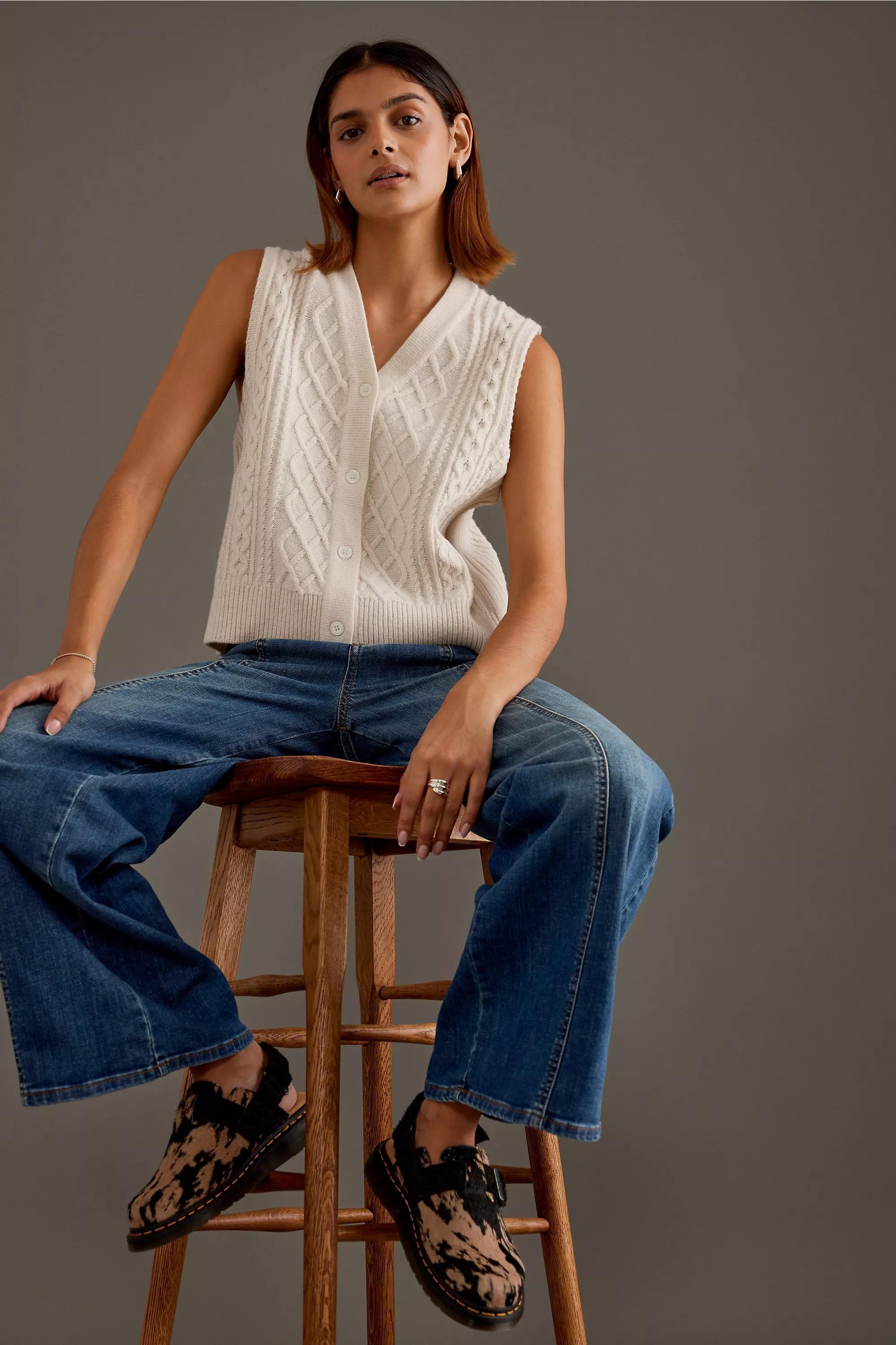 Anthropologie ed Denim Wide-Leg, Medium Blue, , medium
