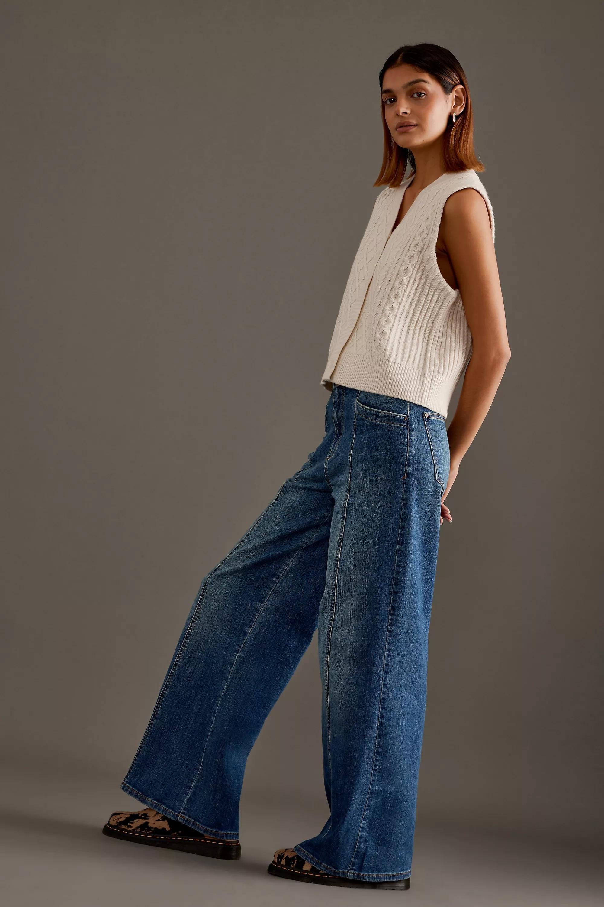 Anthropologie ed Denim Wide-Leg, Medium Blue, , large image number 3