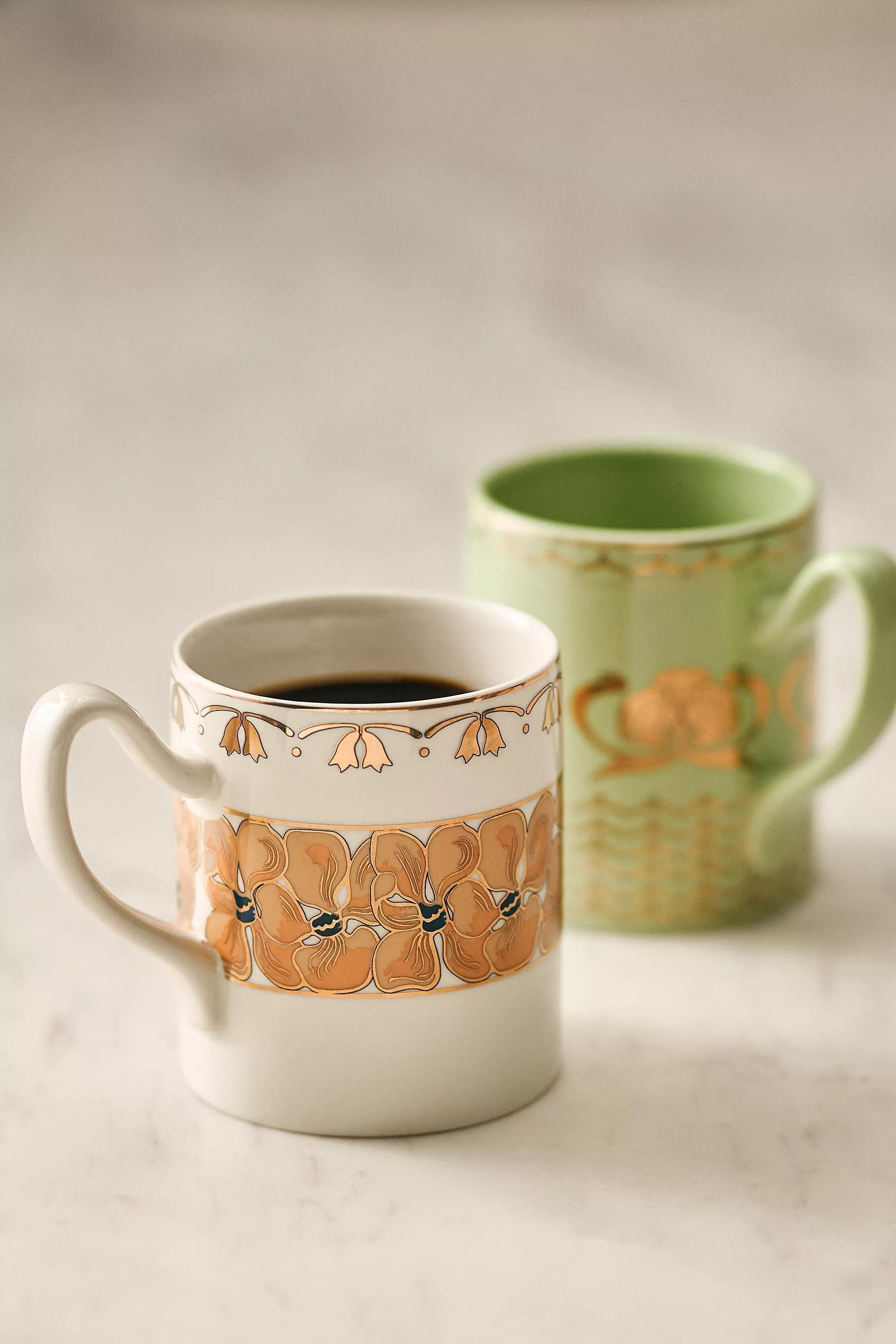 The Met X Anthropologie Stoneware Mug, Green, A501_0102, large image number 1