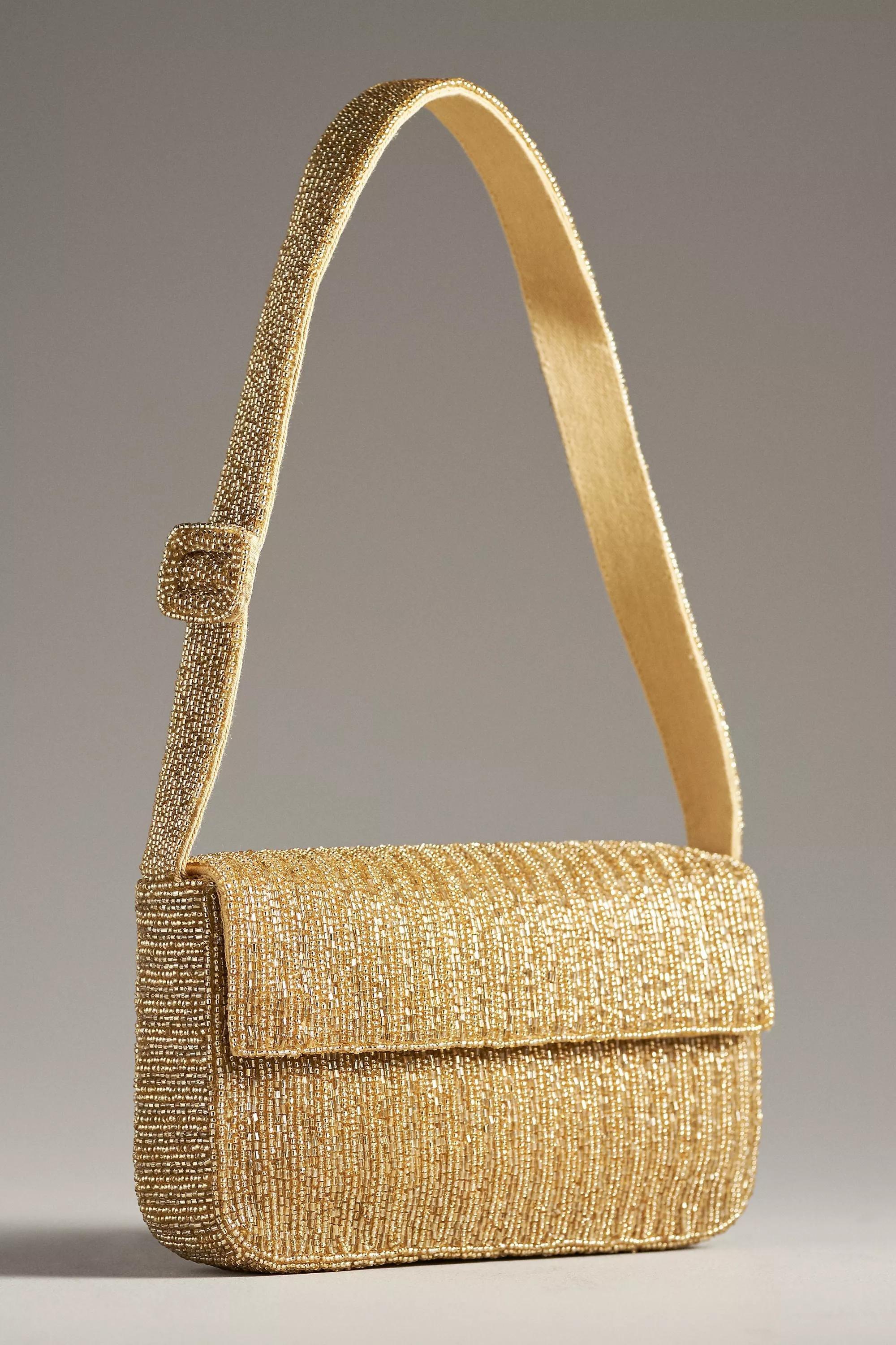 Anthropologie Woven Handmade, Gold, A501_0070, large image number 0