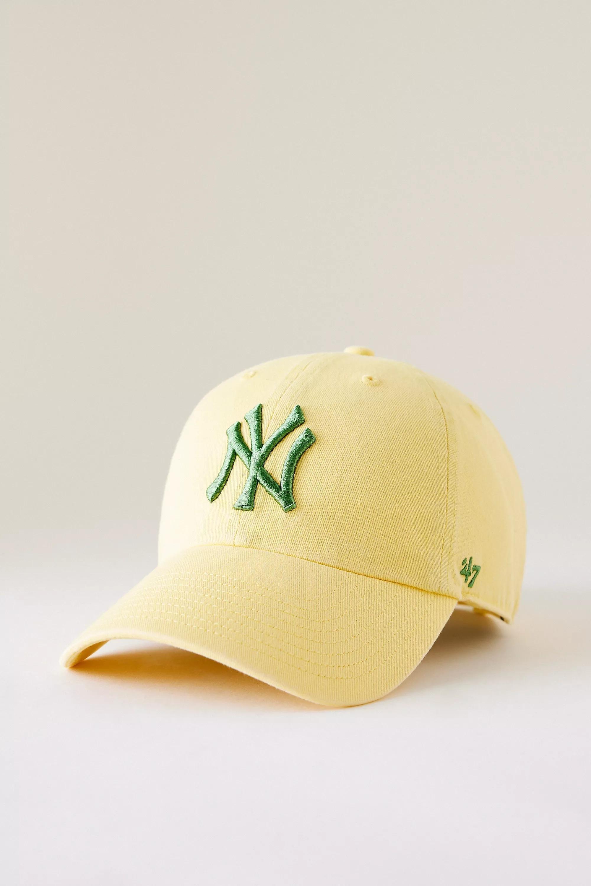47 Yankees Baseball Cap, Yellow, A501_0074, large image number 1