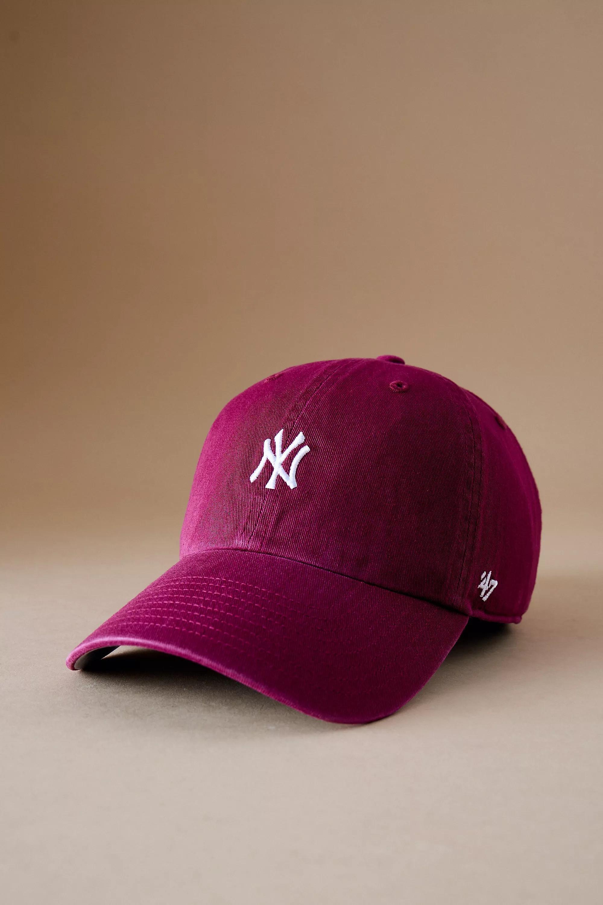 Anthropologie Embroidered Baseball, Fuchsia, A501_0061, large image number 0