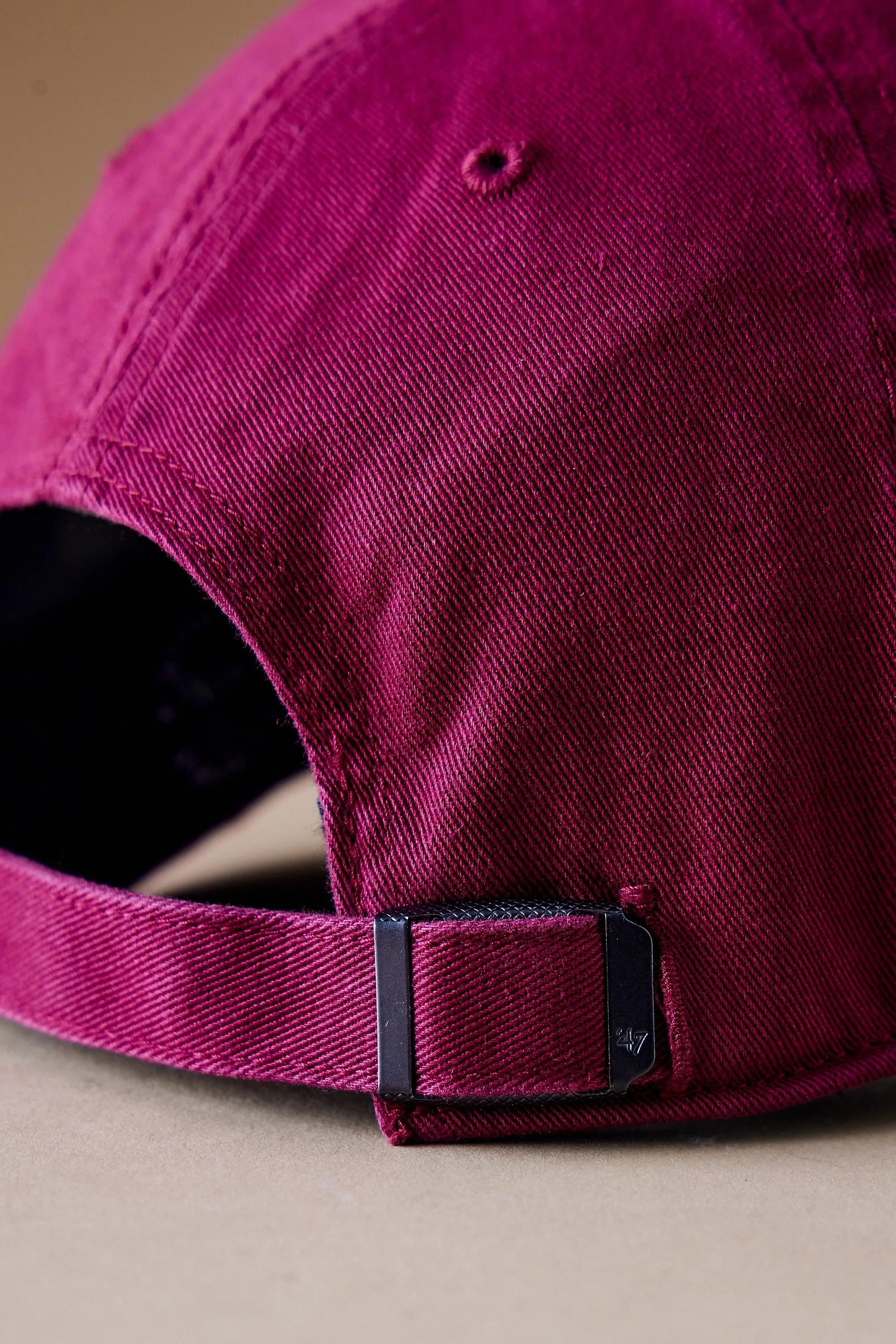Anthropologie Embroidered Baseball, Fuchsia, A501_0061, large image number 2