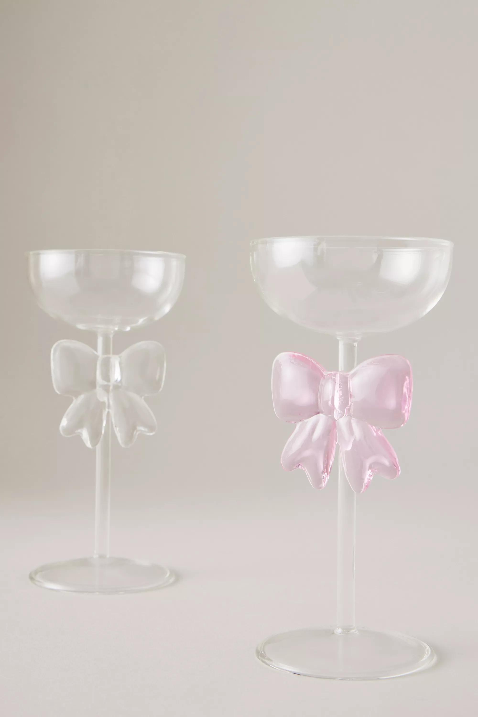 Lepelclub Bow Coupe Glass, Pink, A501_0066, large image number 3