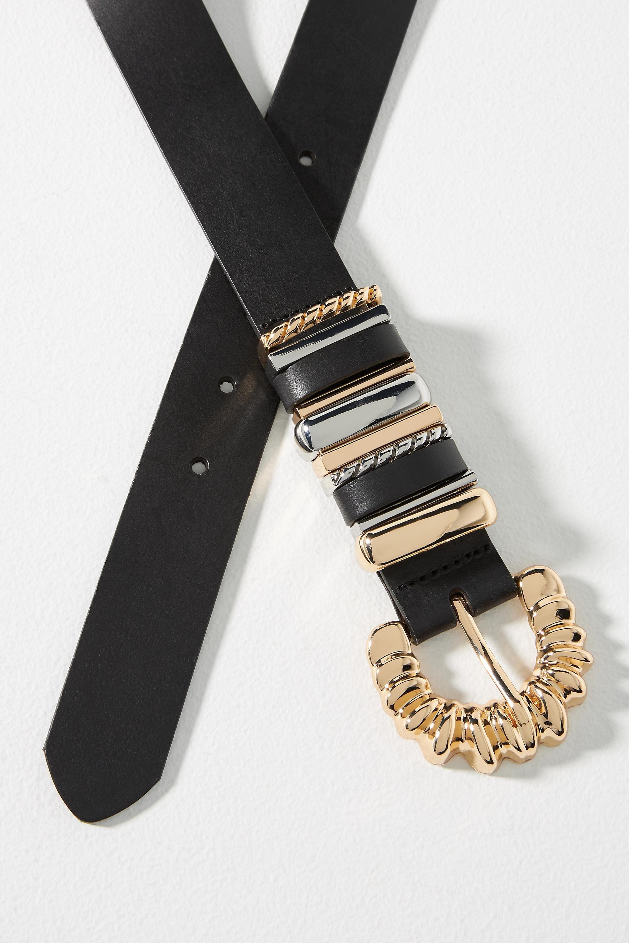 Anthropologie Buckle, Black, A501_0001, large image number 2