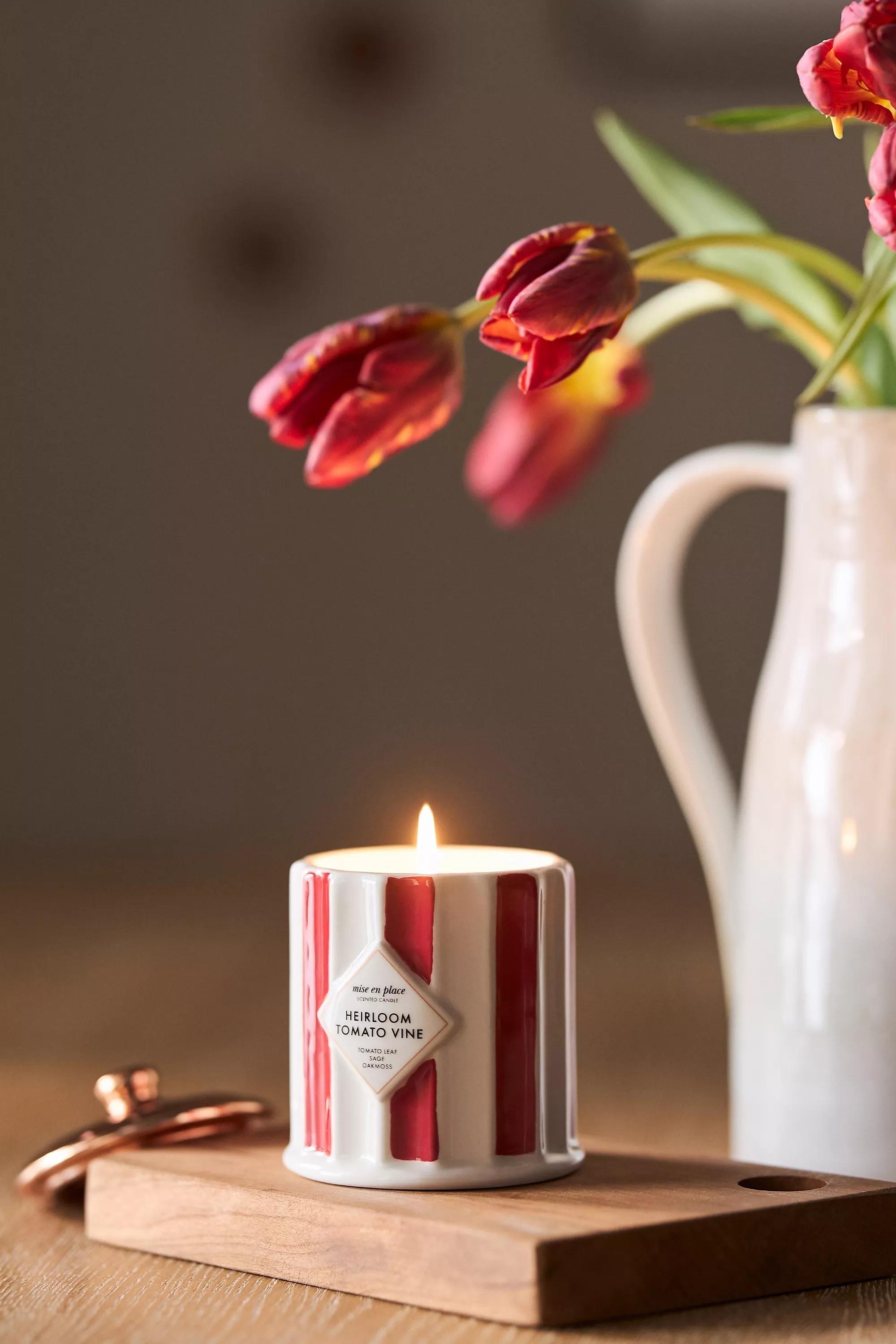 RED mise en place Fruity Heirloom Tomato Vine Ceramic Candle, A501_0060, large image number 0
