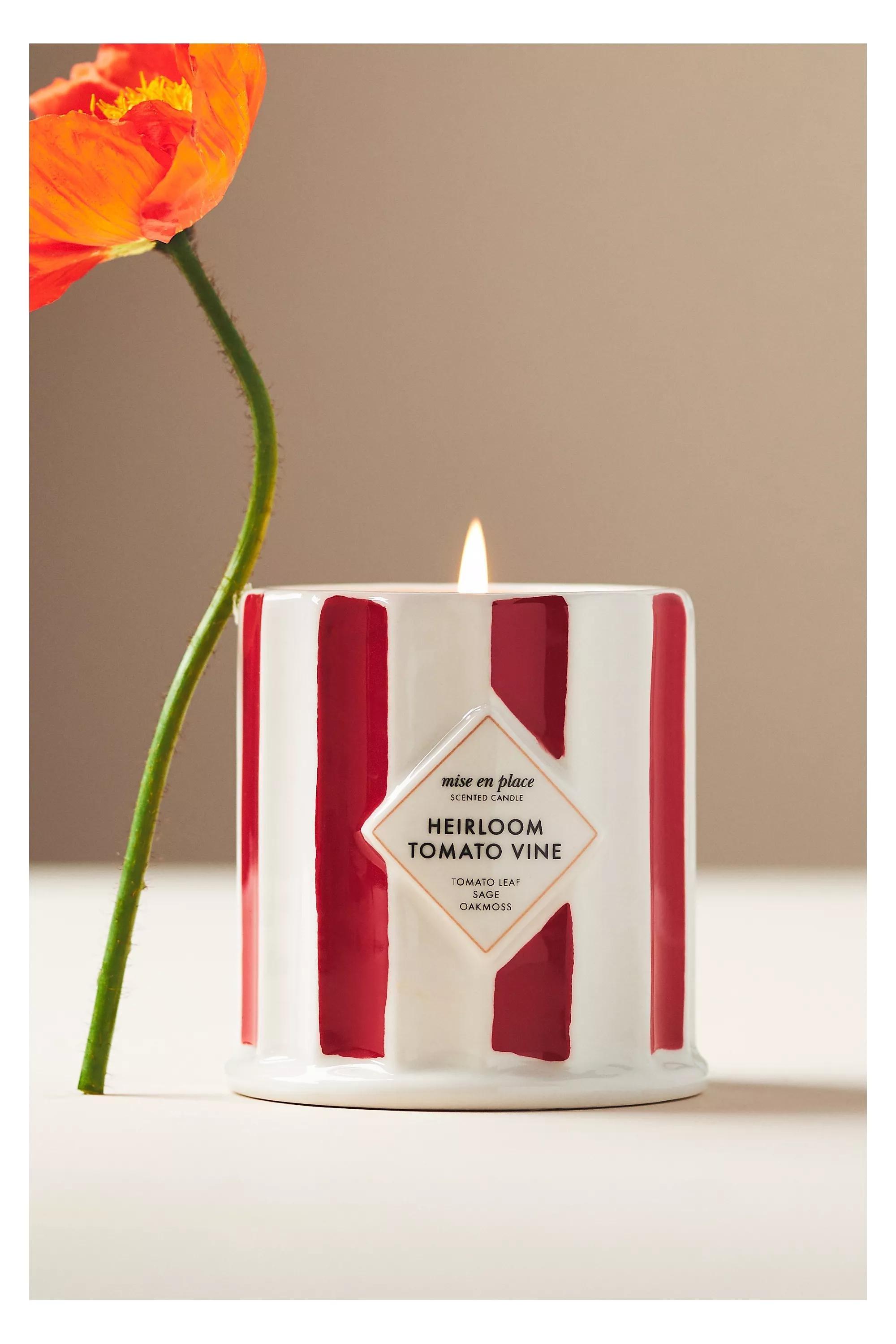 RED mise en place Fruity Heirloom Tomato Vine Ceramic Candle, A501_0060, large image number 1