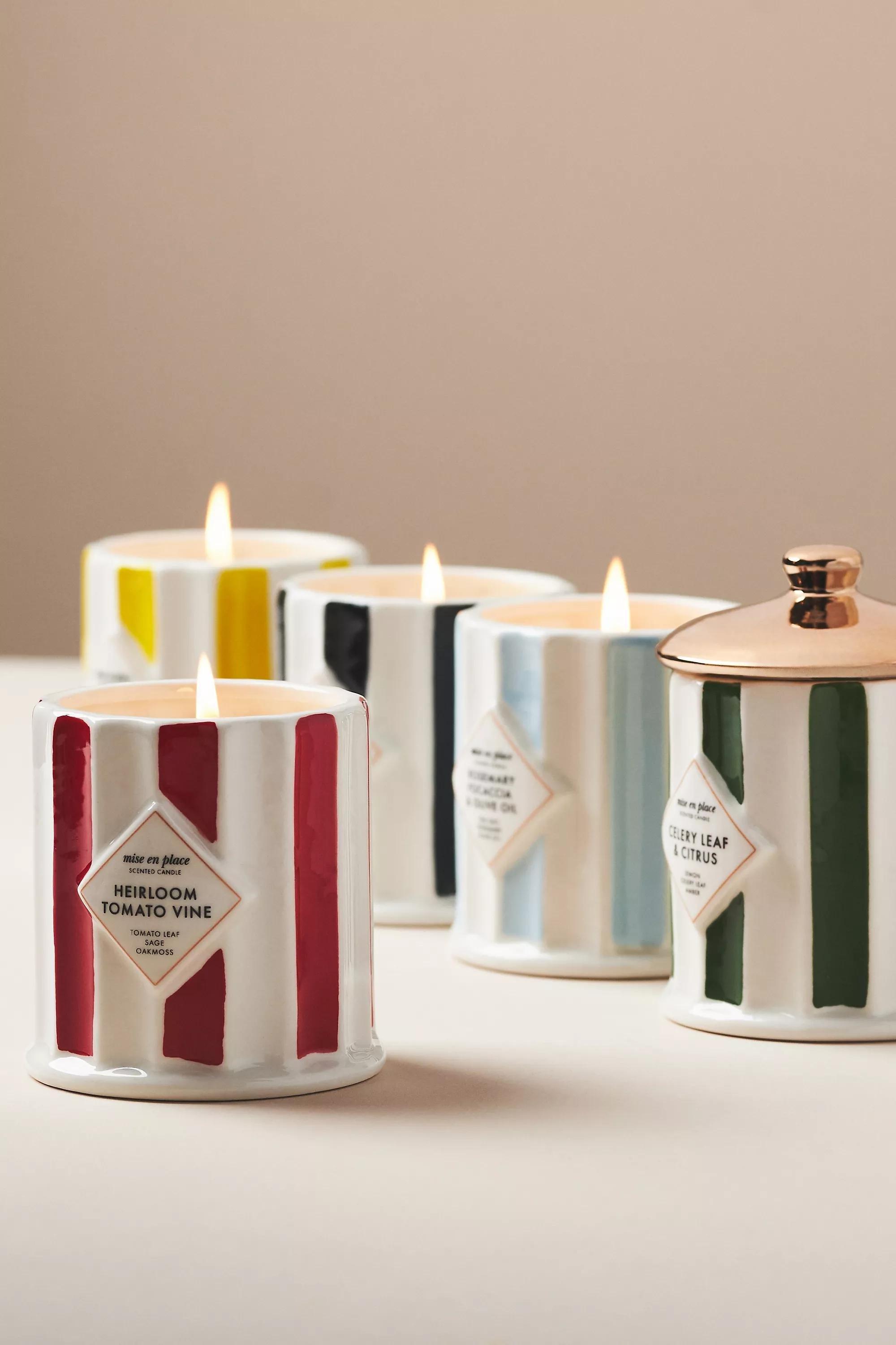 BLACK mise en place Gourmand Caramel Cafأ&copy; Ceramic Candle, A501_0001, large image number 1