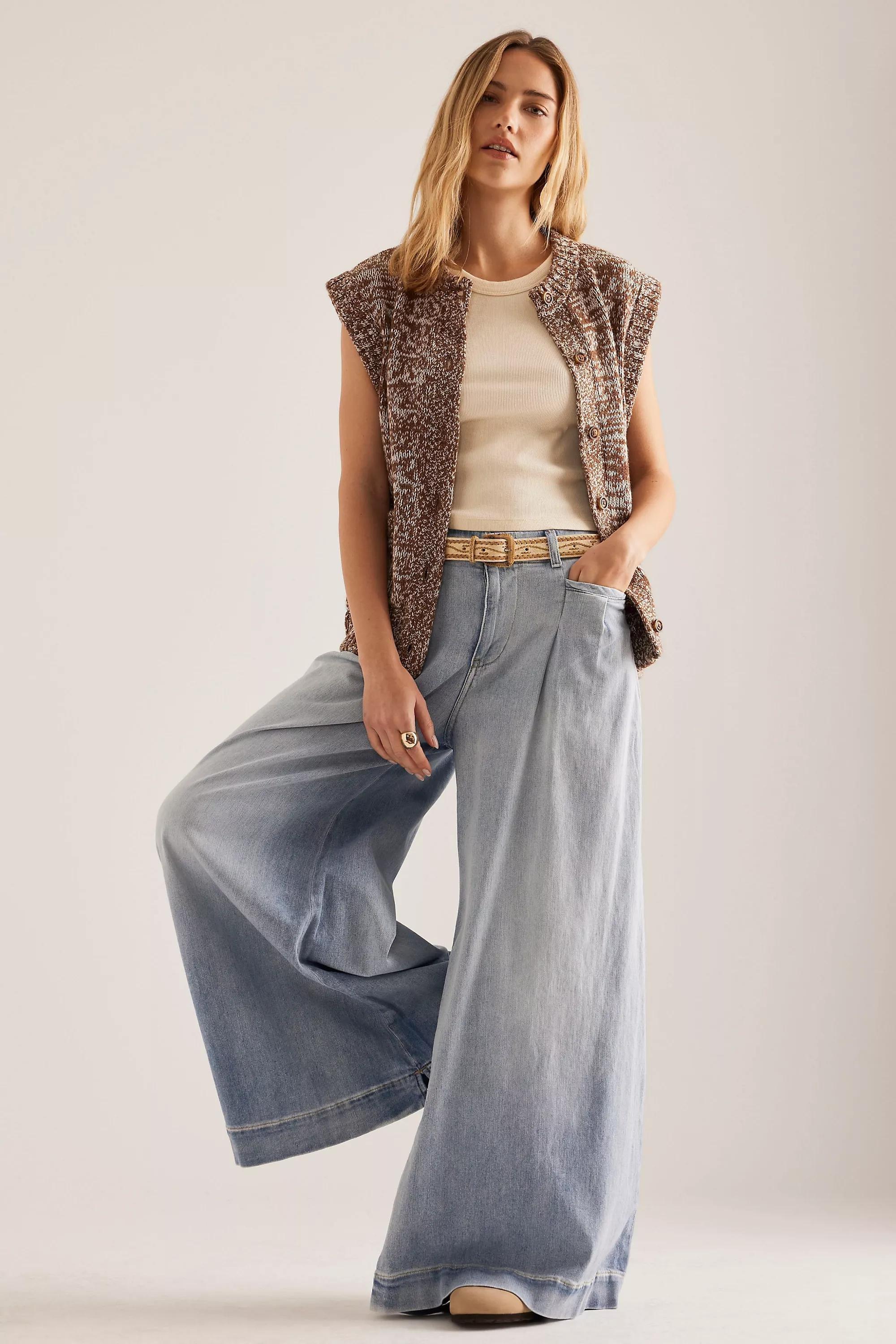 Anthropologie ed Denim Wide-Leg, Blue, , large image number 2