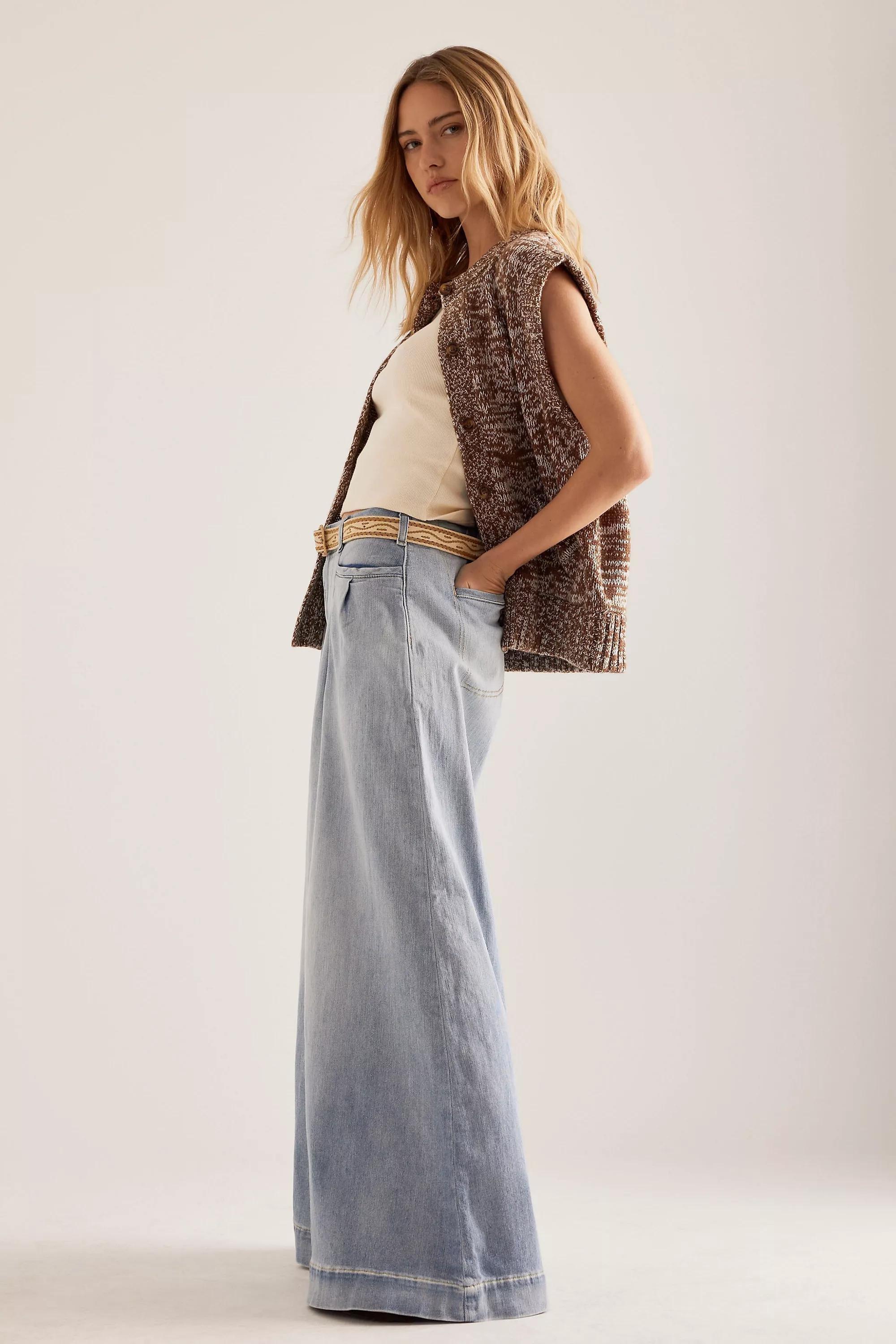 Anthropologie ed Denim Wide-Leg, Blue, , large image number 3