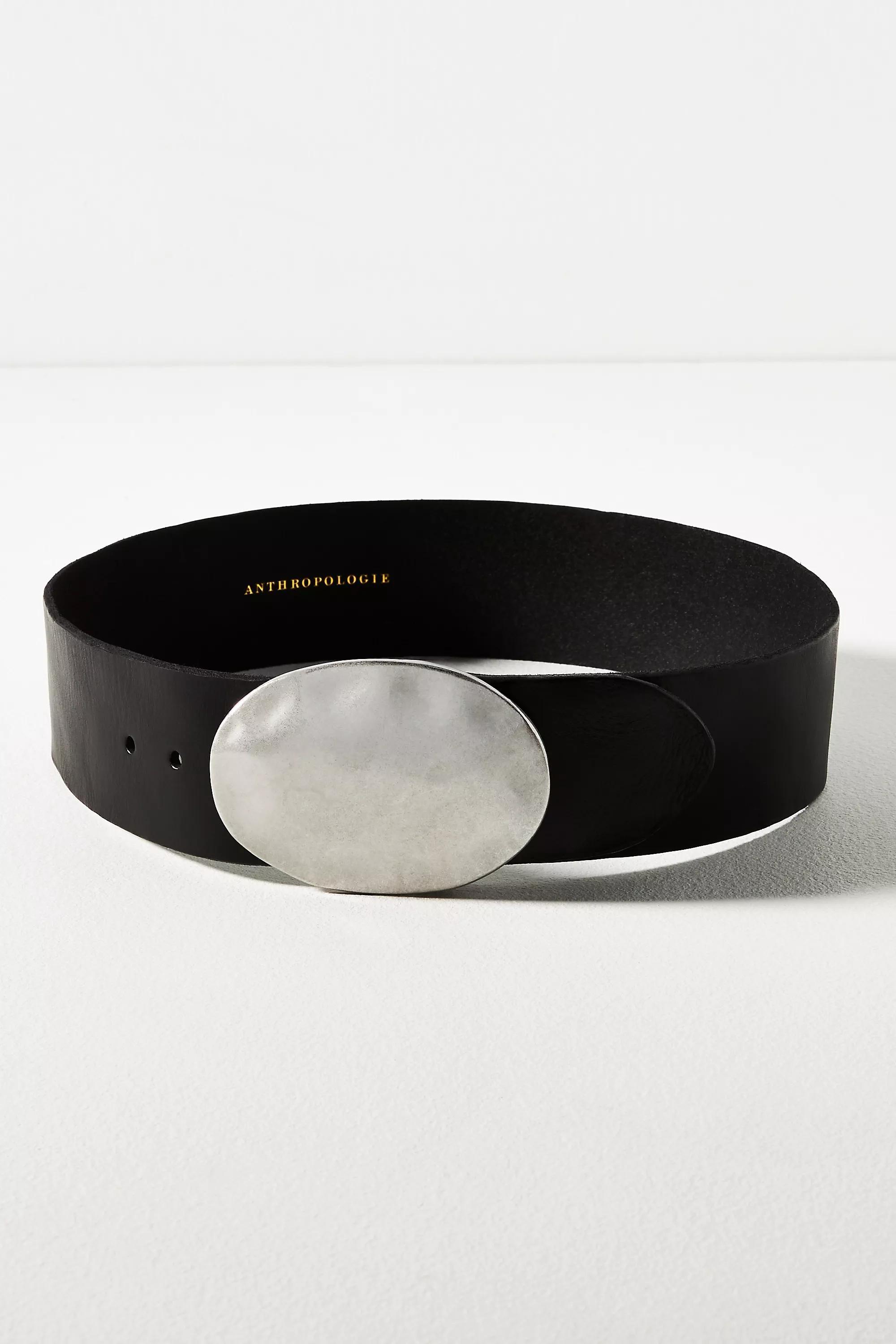 By Anthropologie Low-Slung Icon Belt, Black, A501_0001, medium