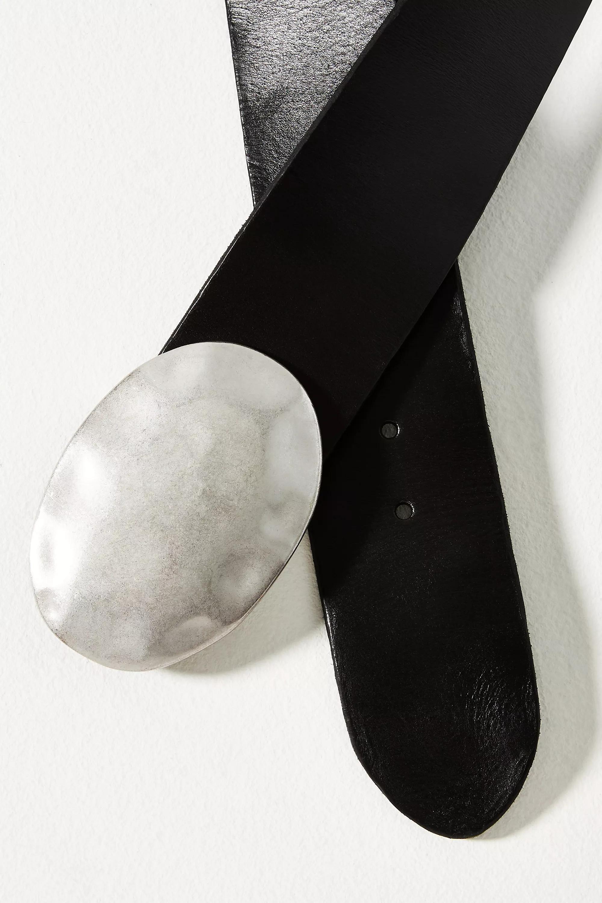 By Anthropologie Low-Slung Icon Belt, Black, A501_0001, medium