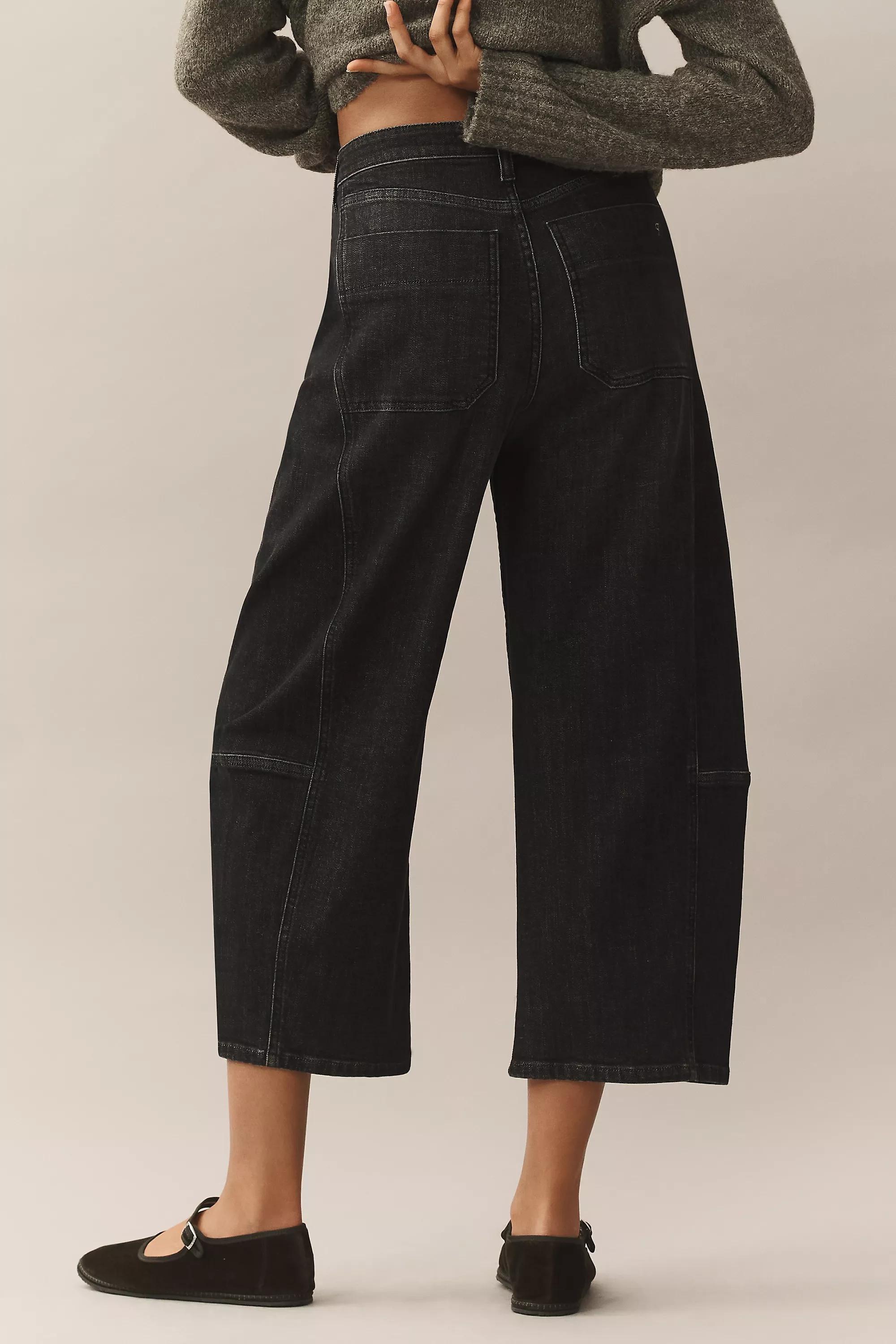Pilcro The Kenna Mid-Rise Heritage Barrel Jeans, Grey, , large image number 2