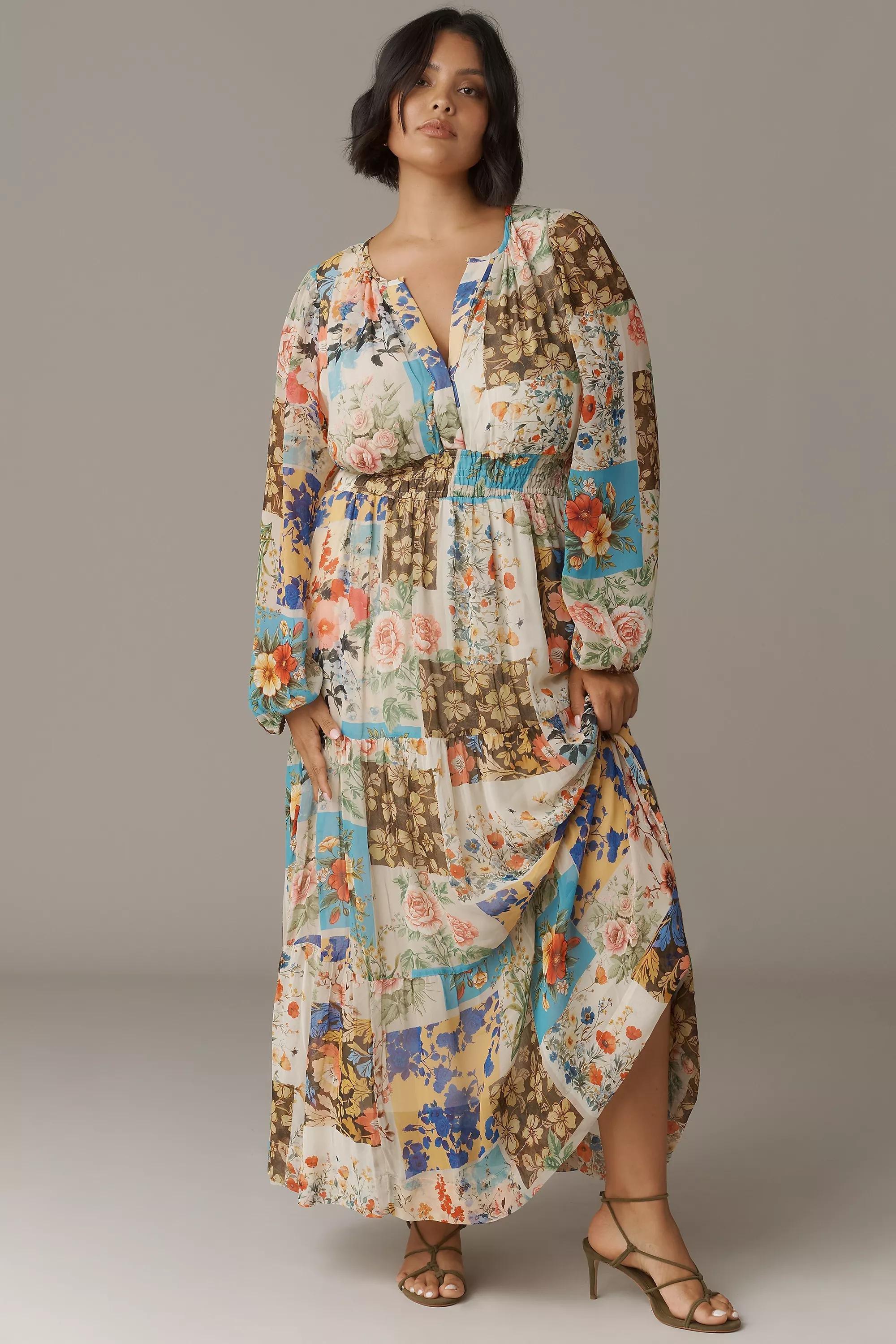 The Somerset Long-Sleeve Maxi Dress, White, A501_0211, large image number 4