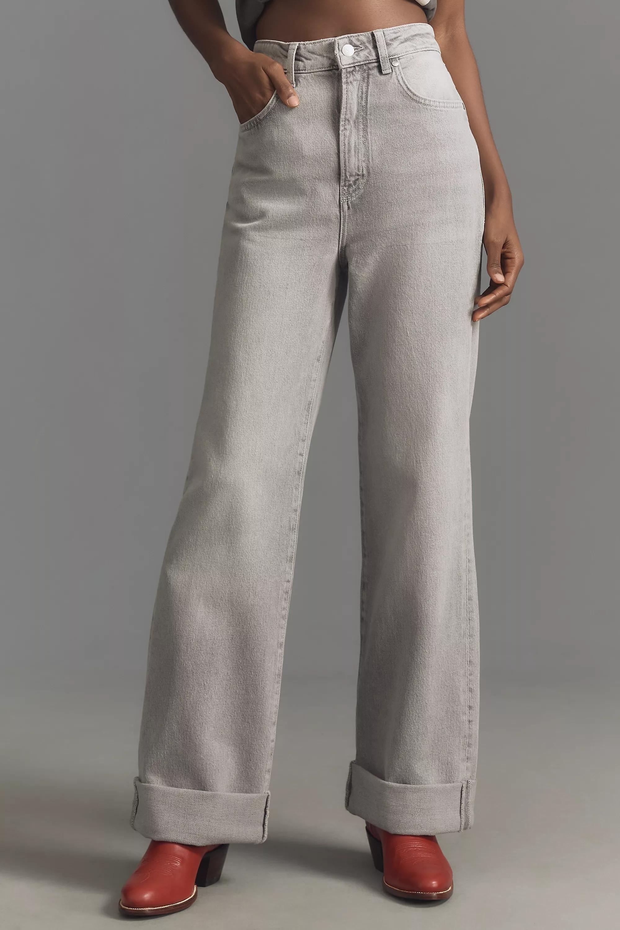 Anthropologie ed Denim Wide-Leg, Grey, , large image number 0