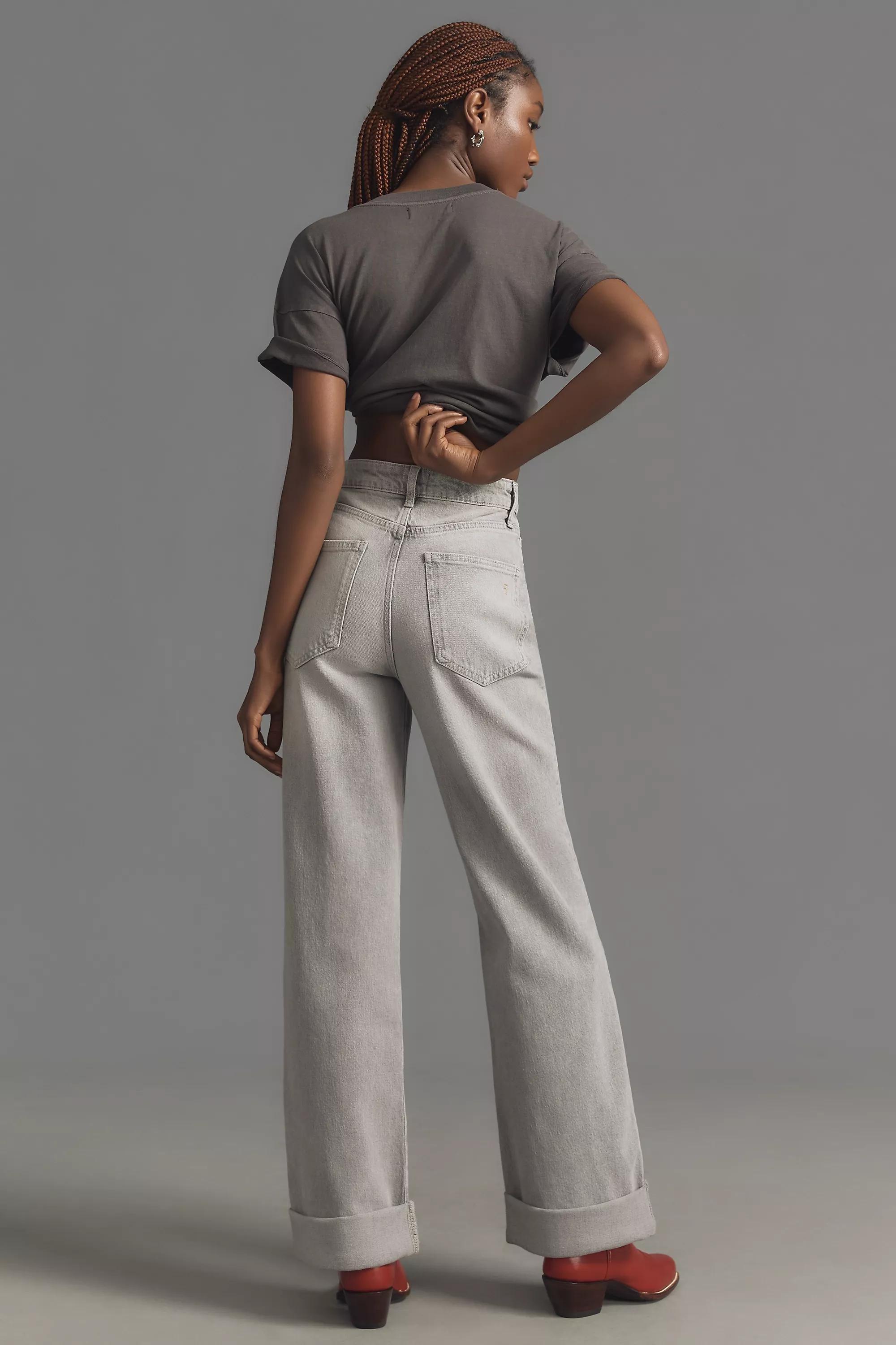 Anthropologie ed Denim Wide-Leg, Grey, , large image number 1