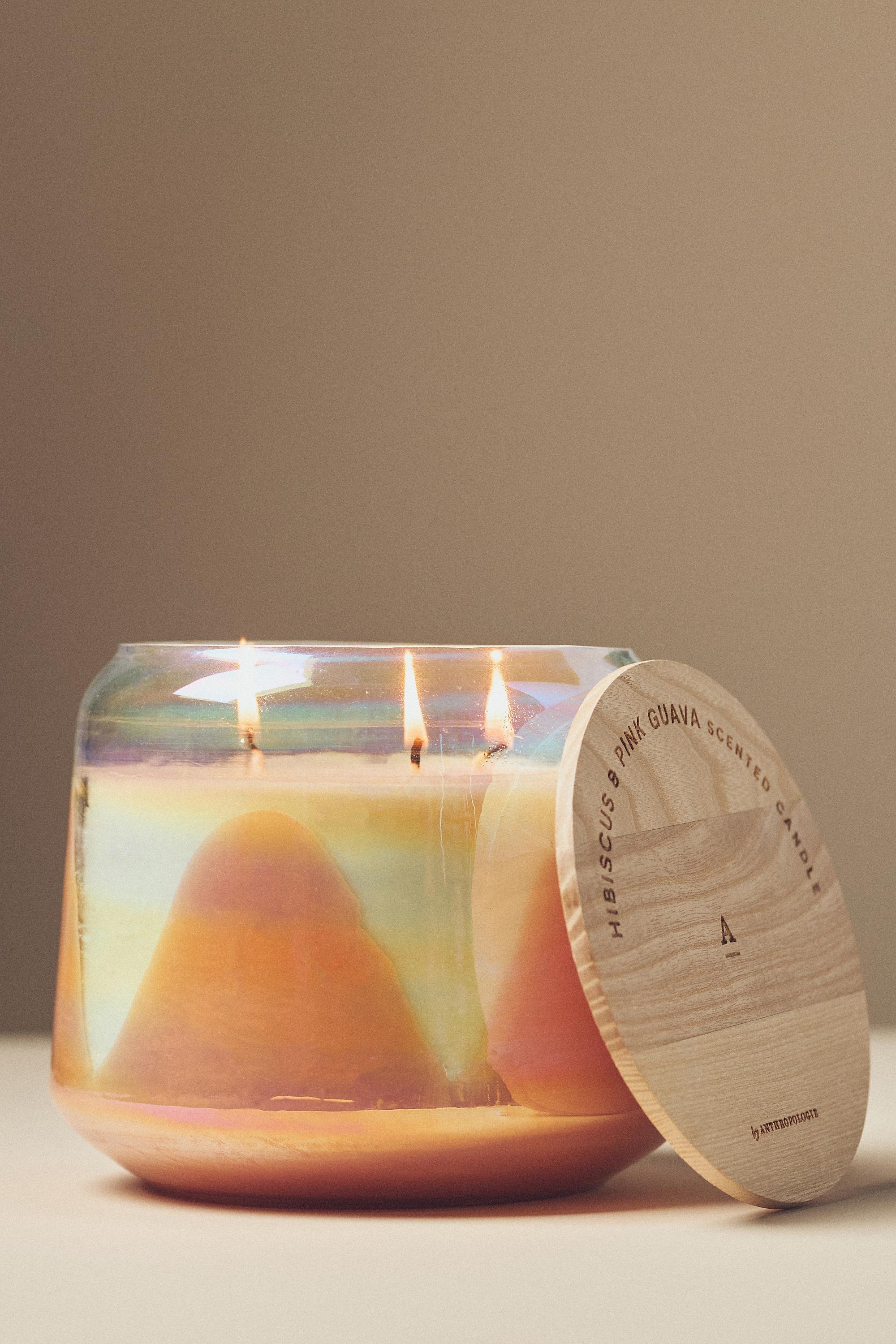 The Gather Candle By Anthropologie, Peach, Green, large image number 3