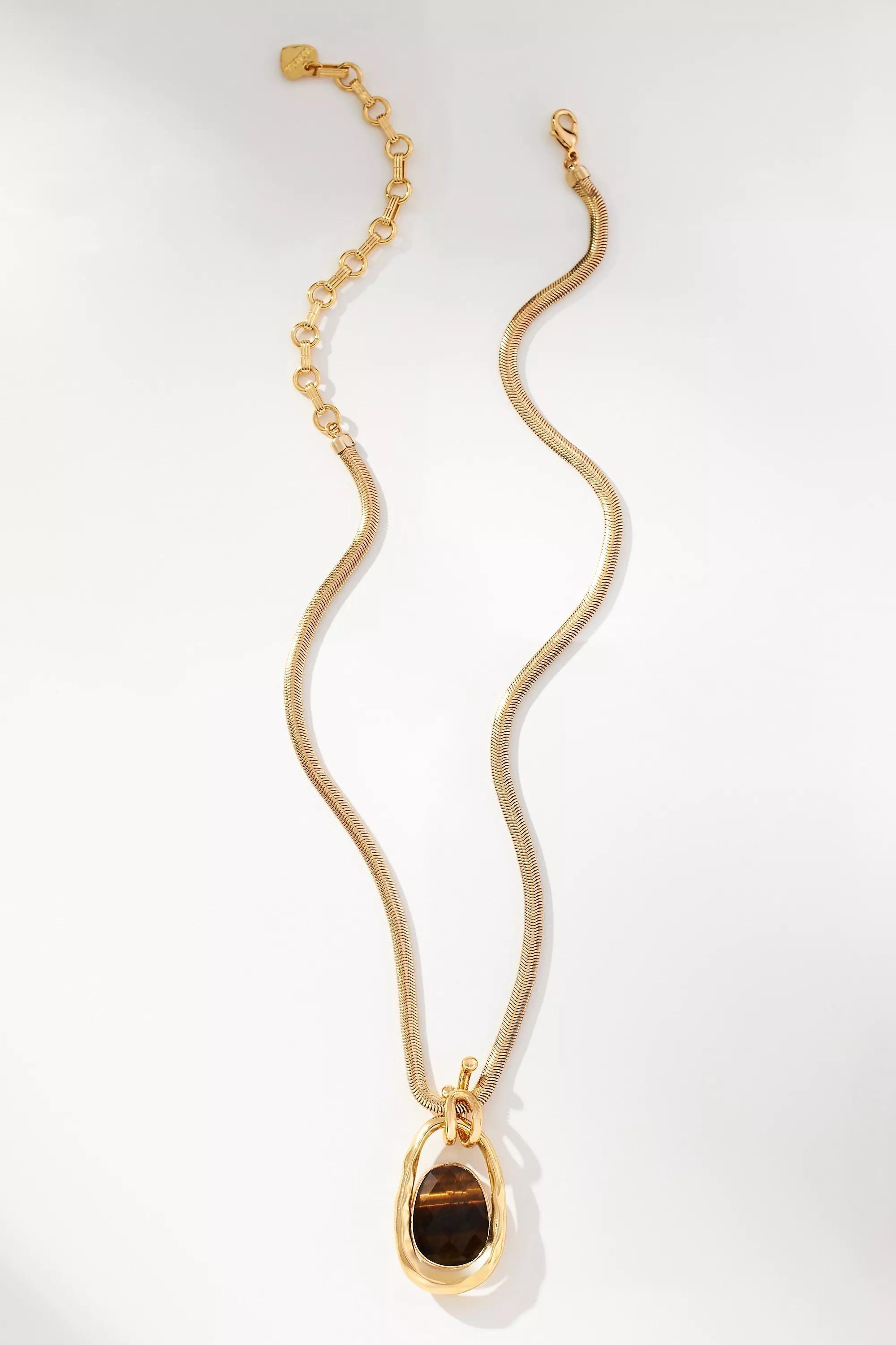 Anthropologie Pendant, Gold, A501_0020, large image number 0