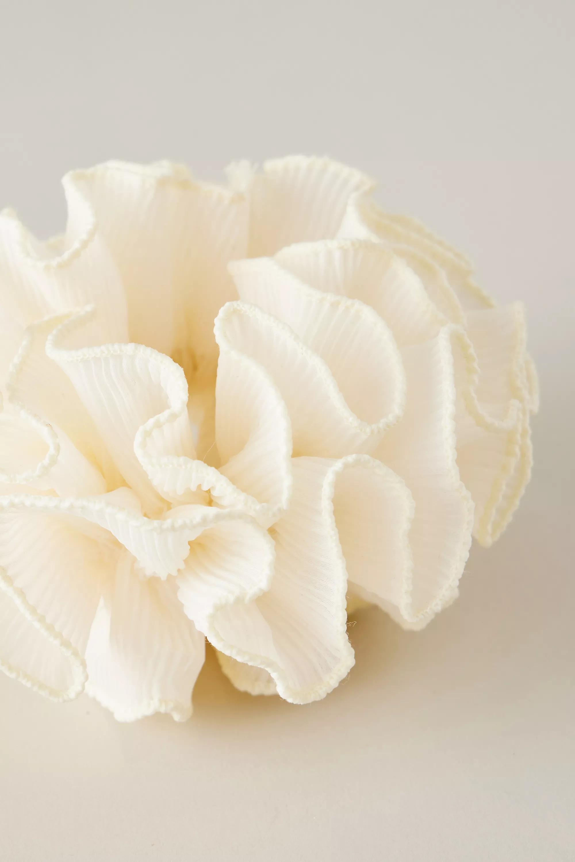 CREME Chiffon Ruffle Hair Scrunchie, A501_0012, large image number 1